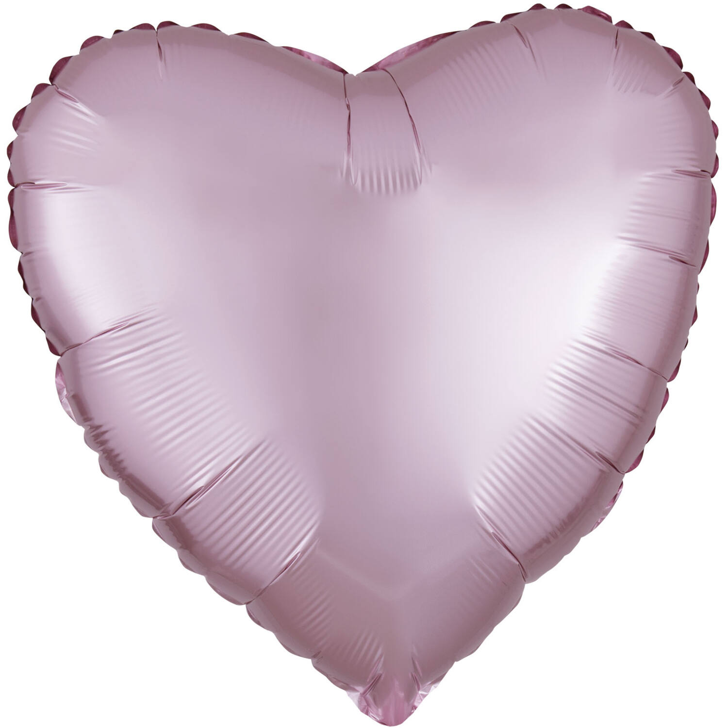 Standard Silk Lustre Pink Heart Foil Balloon C16 Packaged 43 cm