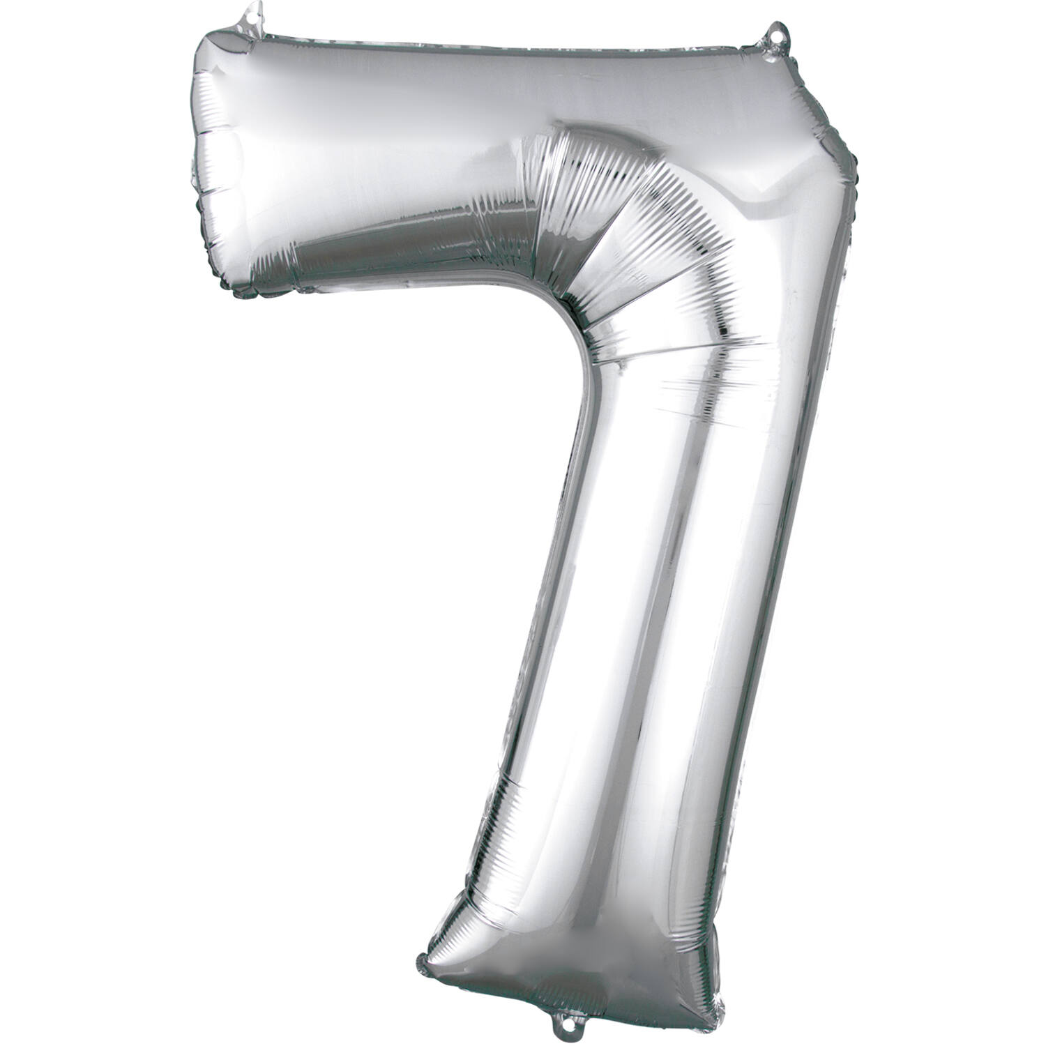 34in/86cm Number 7 Silver