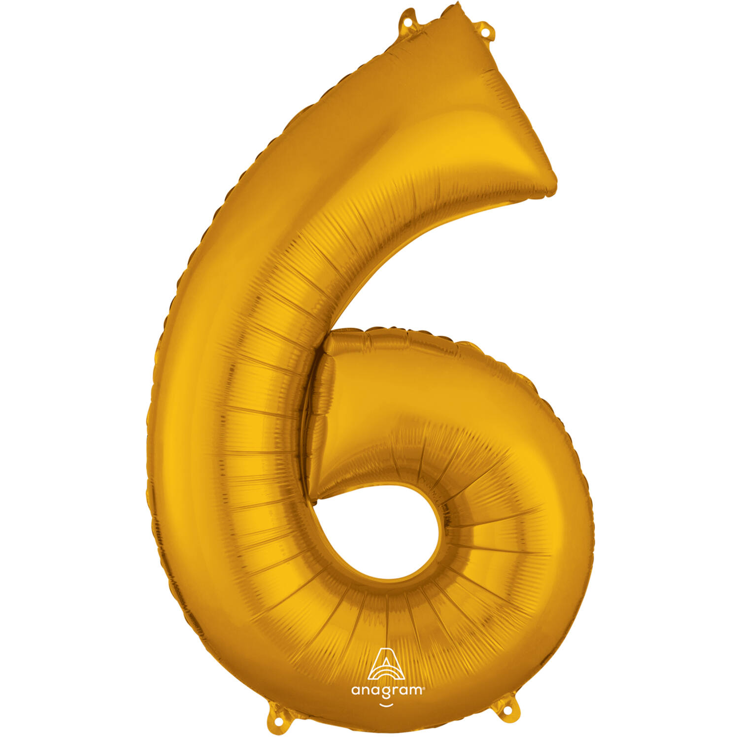 34in/86cm Number 6 Gold