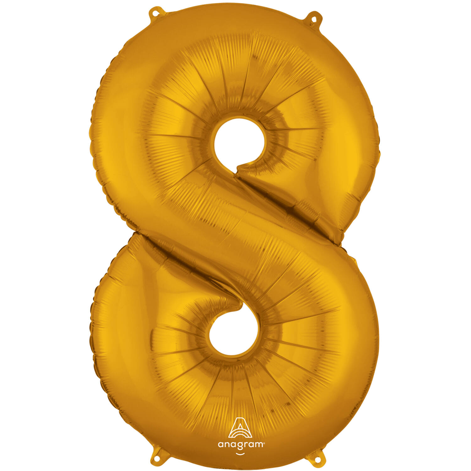34in/86cm Number 8 Gold