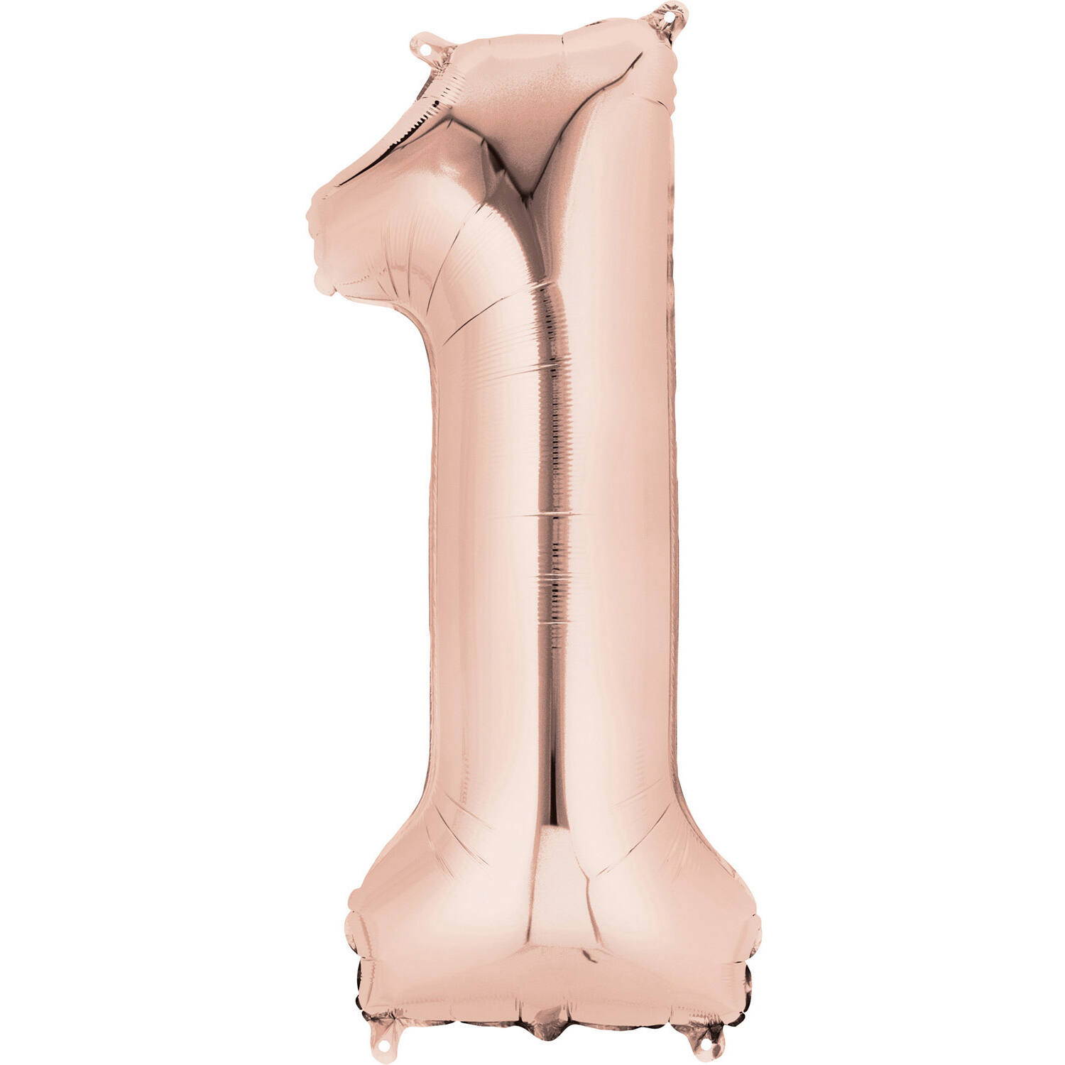 34in/86cm Number 1 Rose Gold
