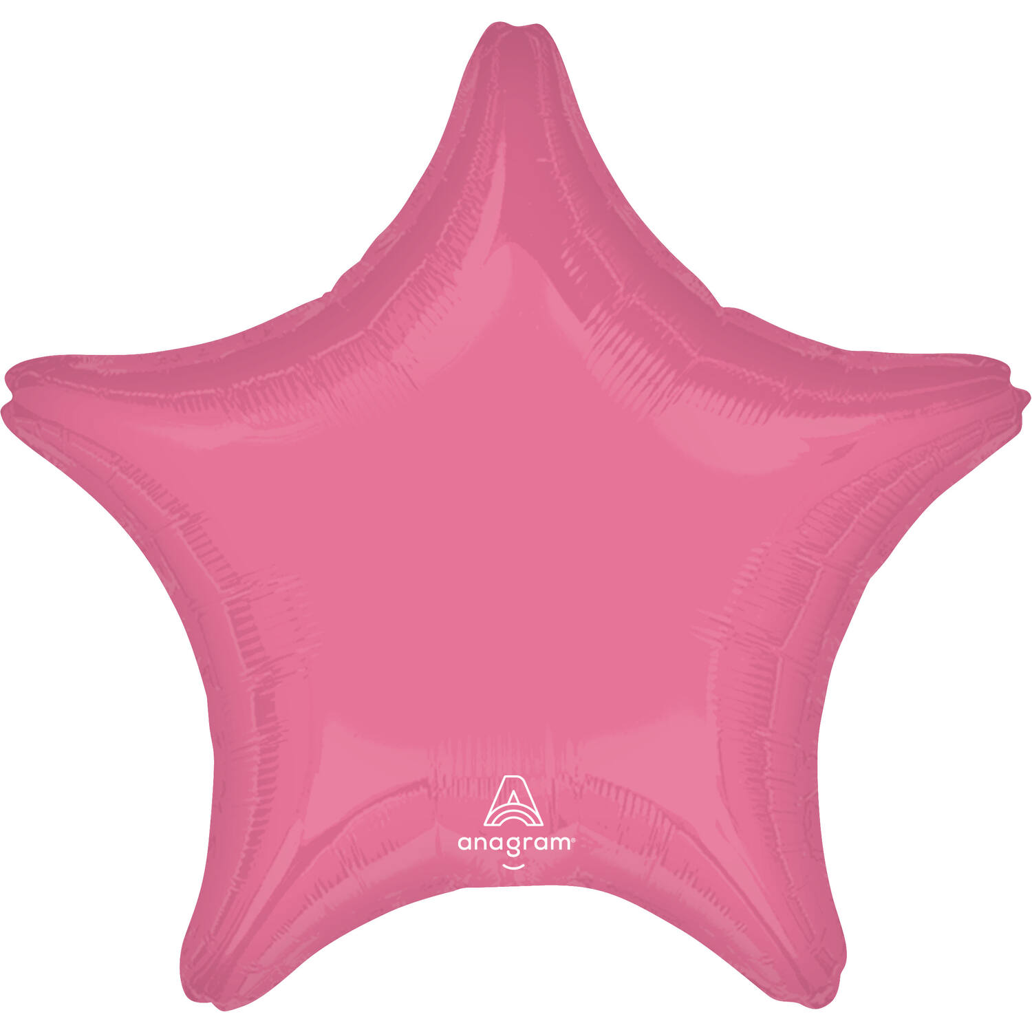 Foil Balloon - Shape Star - Vibrant Pink - 48 cm