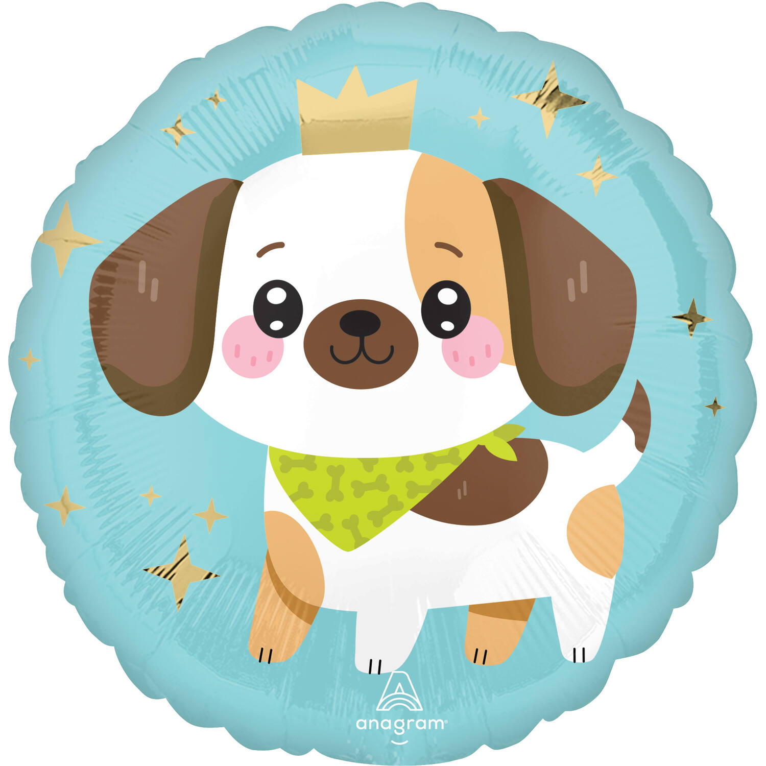 Foil Balloon - Kawaii Puppy - 45 cm