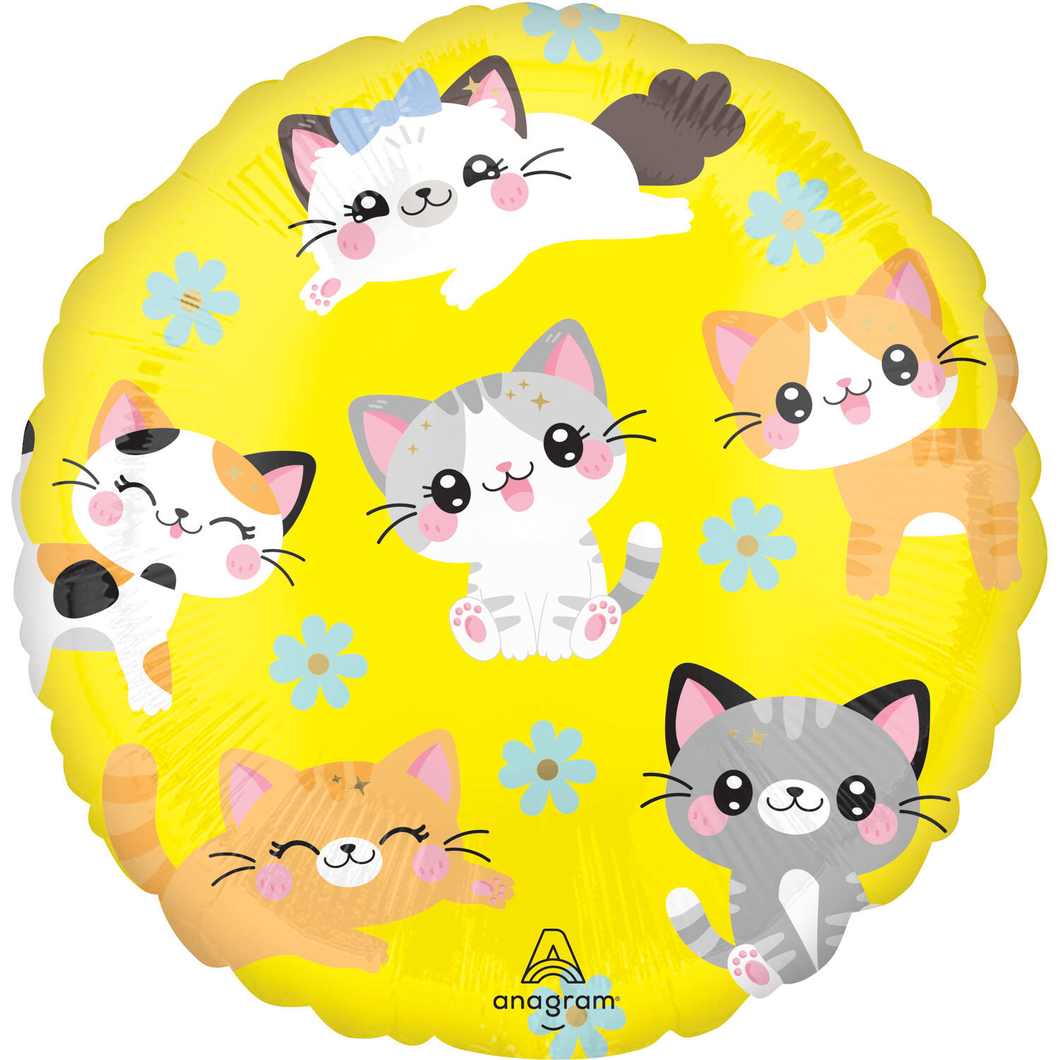 Foil Balloon - Kawaii Kitty - 45 cm