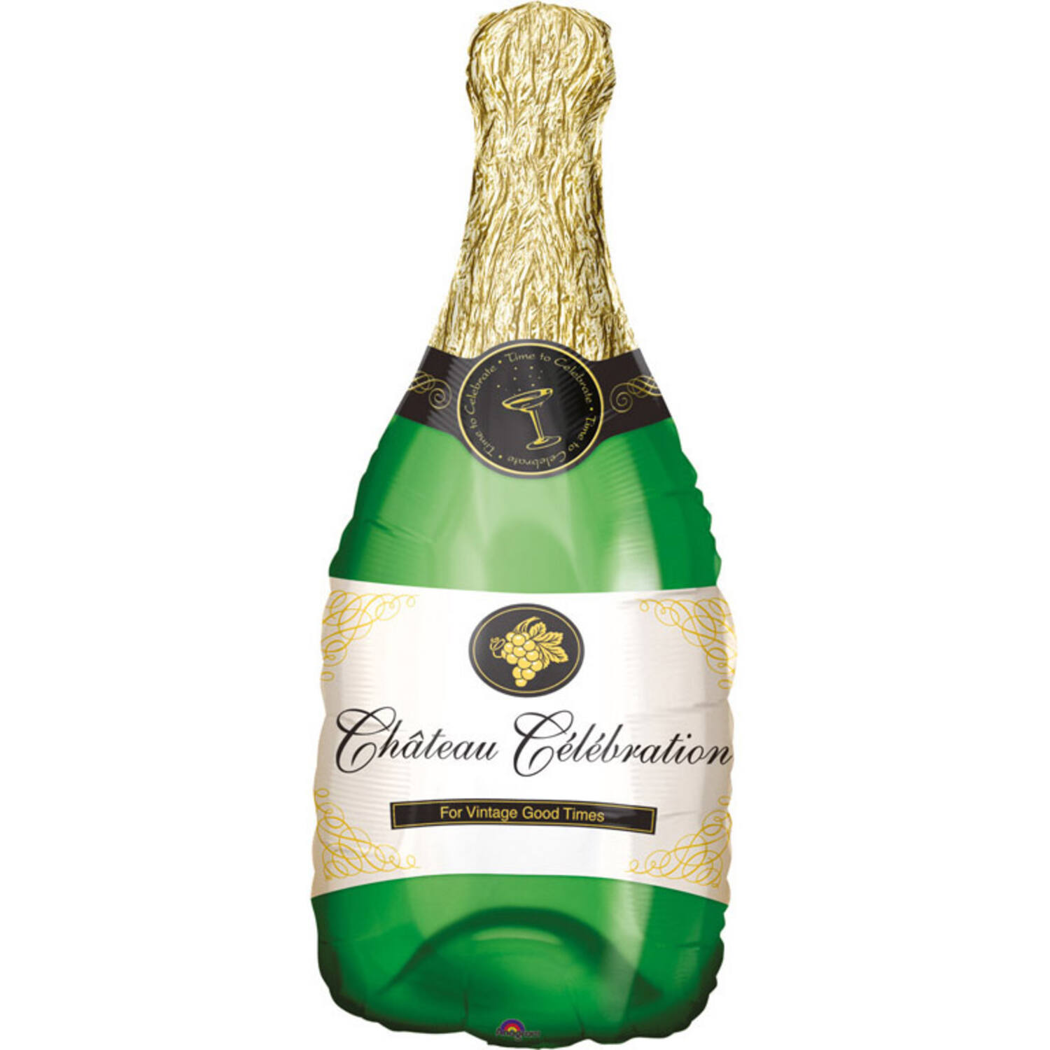 Foil Balloon - Shape - Sparkling wine bottle - 35 x 91 cm