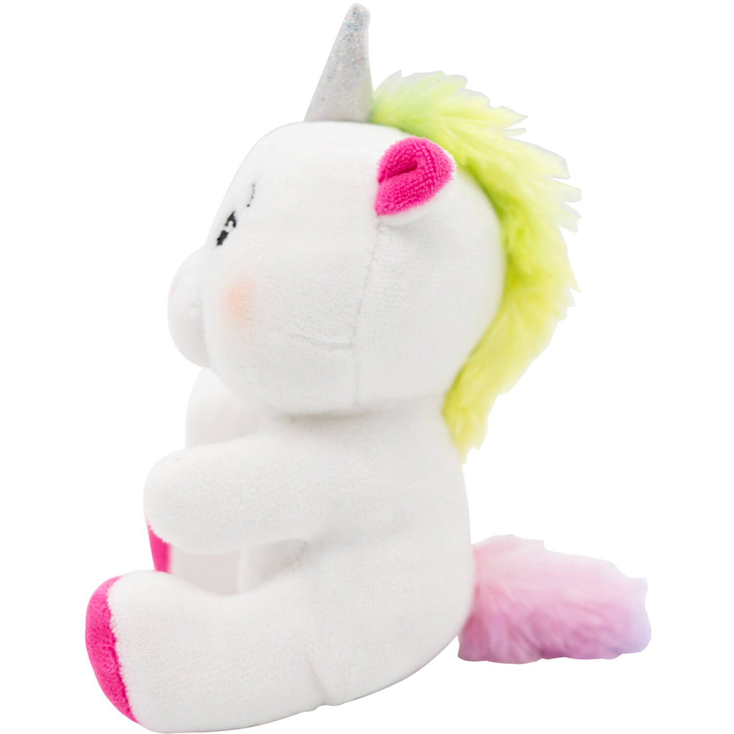 2-in-1 plush toy balloon weight unicorn with hook, 11cm, 90g