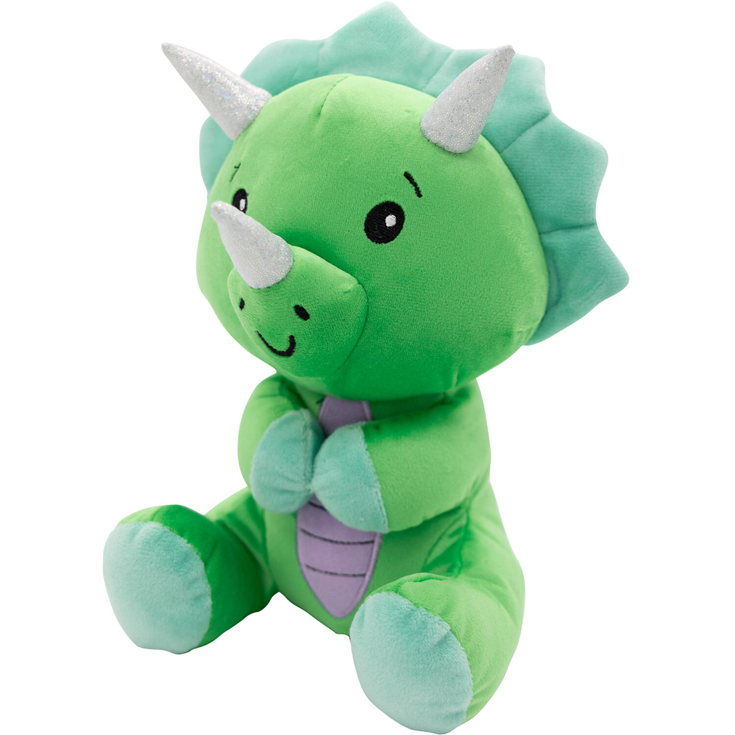 2-in-1 plush toy balloon weight dinosaur with loop 21cm, 170g
