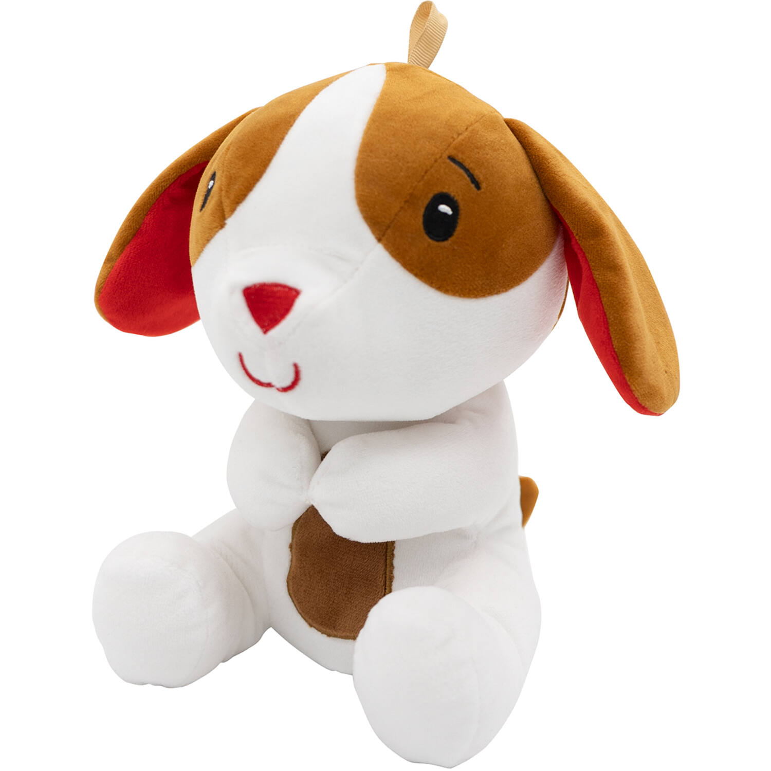 2-in-1 plush toy balloon weight dog with loop, 21cm, 170g
