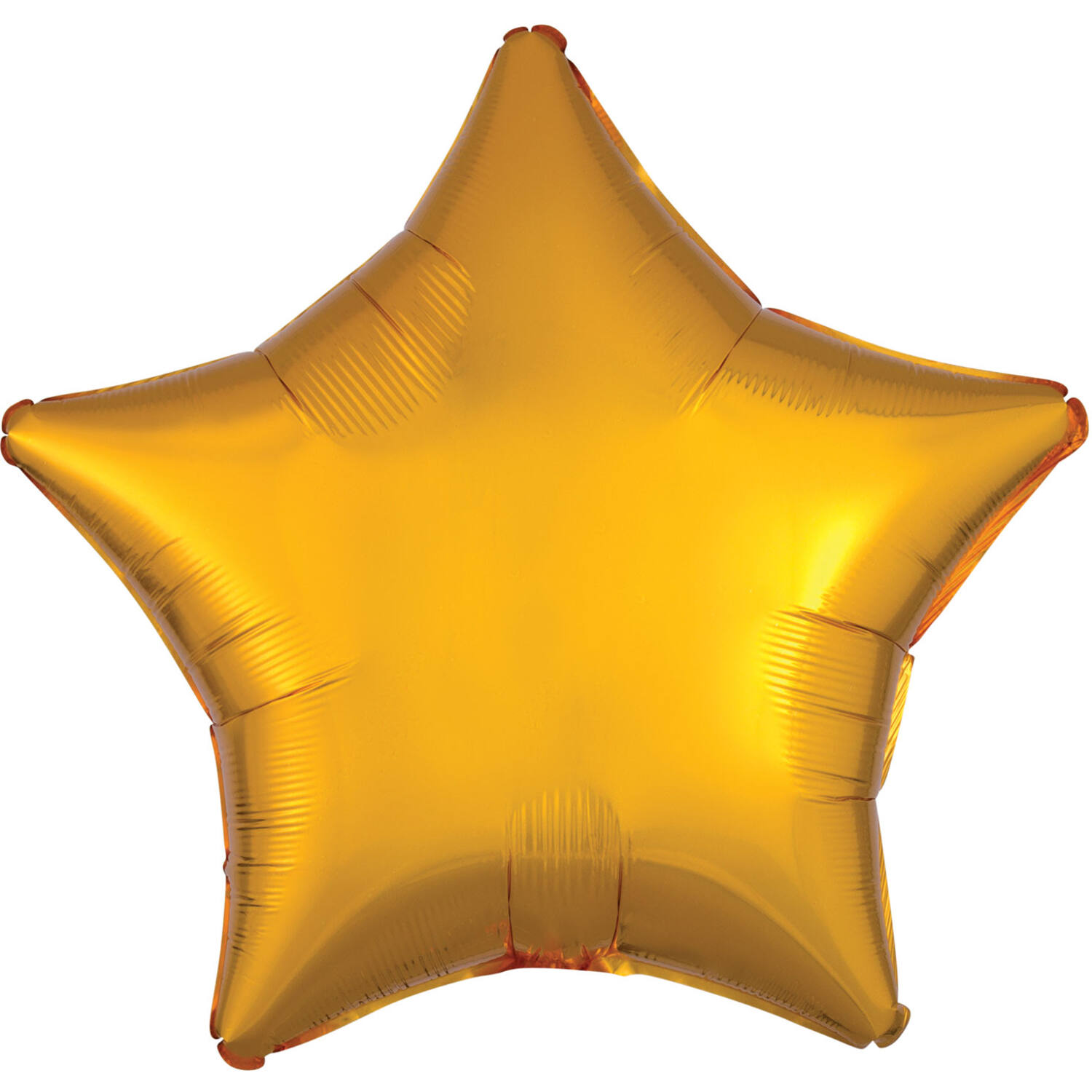 Standard Metallic Gold Star Foil Balloon C16 Packaged 48 cm