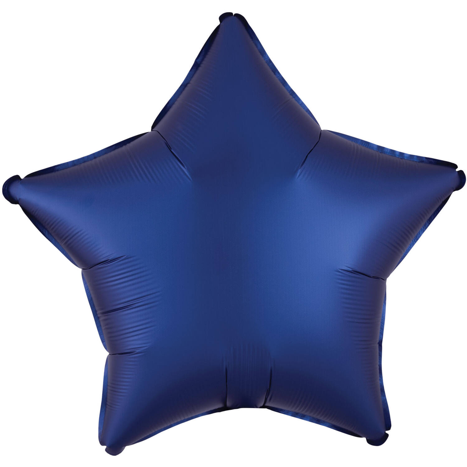 Standard Silk Lustre Navy Blue Star Foil Balloon C16 Packaged 48 cm