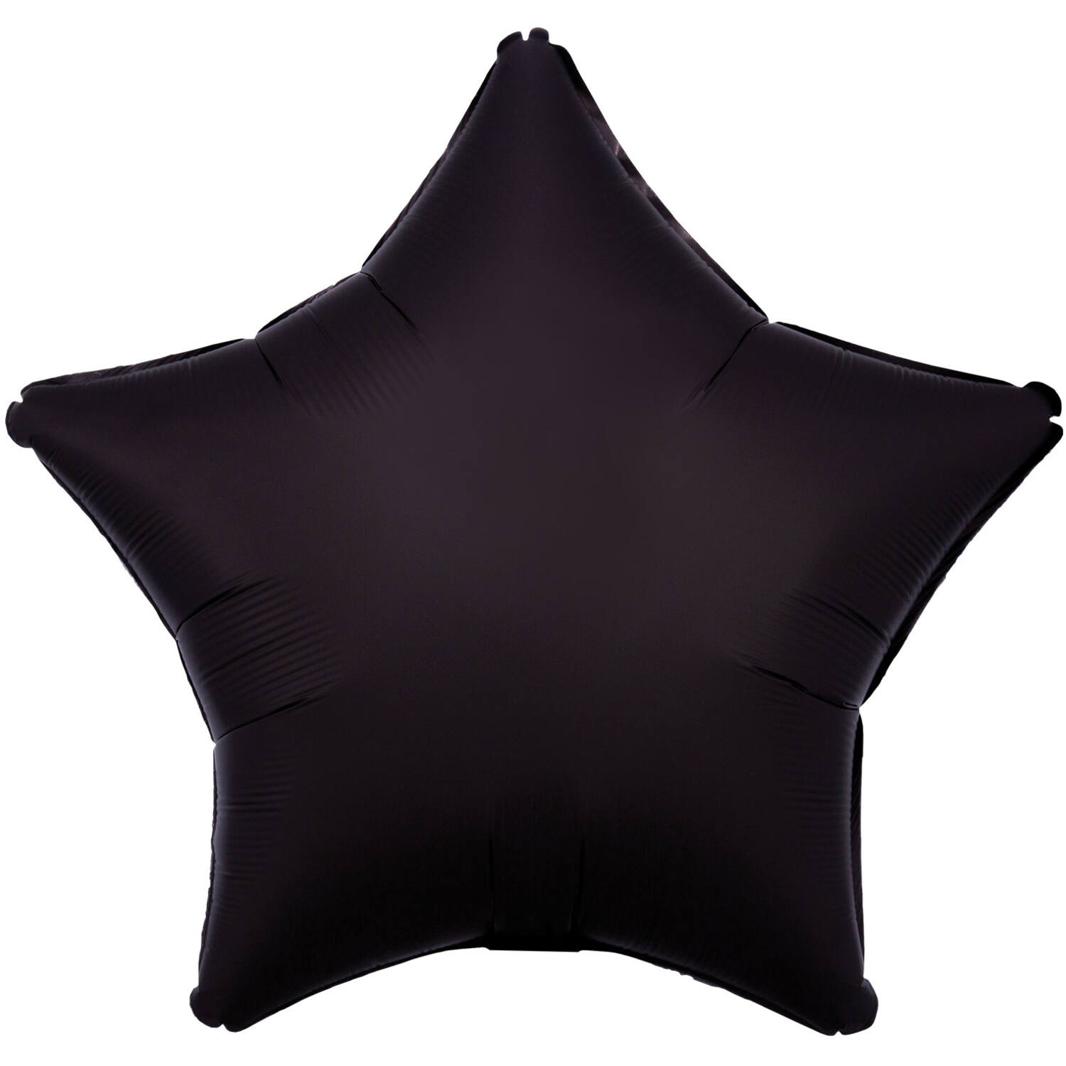 Standard Silk Lustre Black Star Foil Balloon C16 Packaged 48 cm