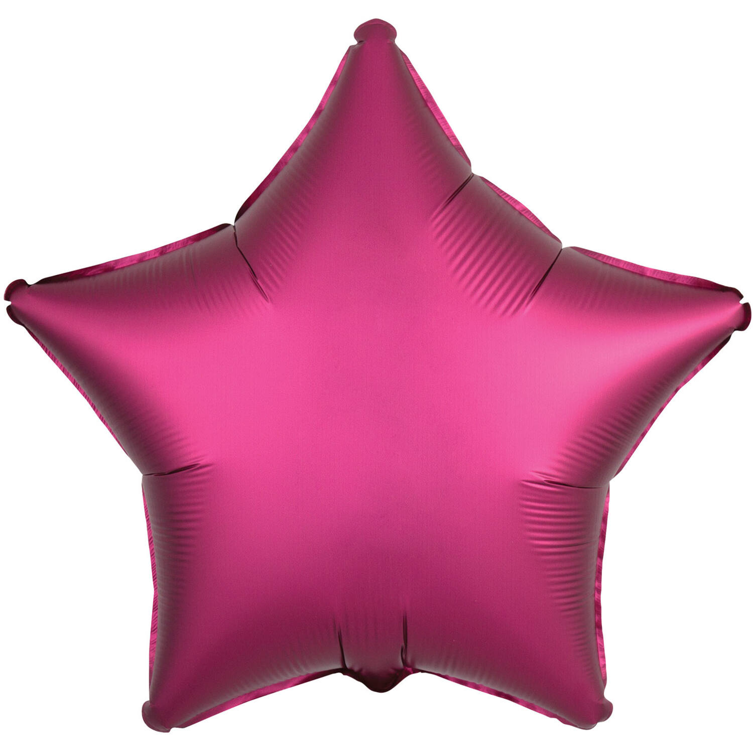 Standard Silk Lustre Pomegranate Star Foil Balloon C16 Packaged 43 cm