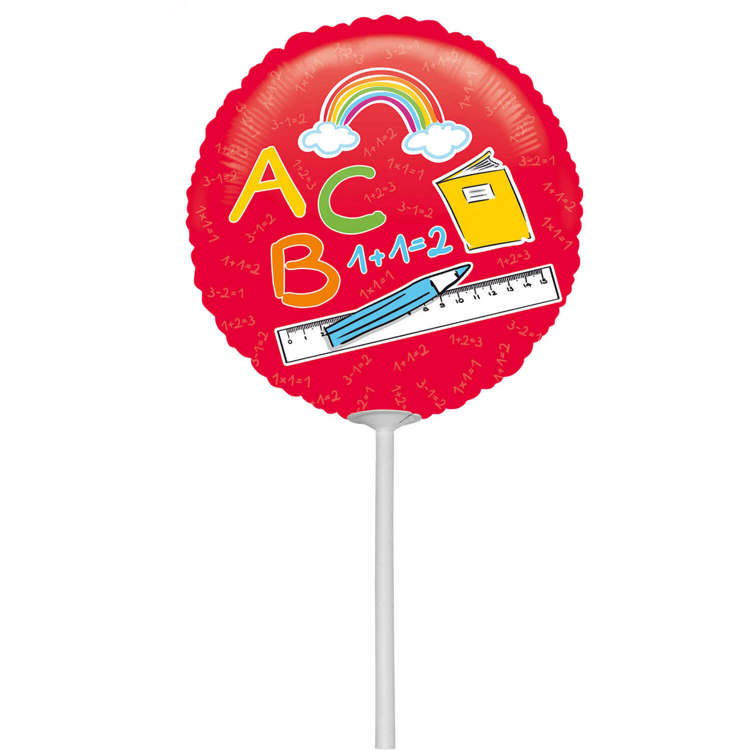 9" Mini School Start Foil Balloon R15 Bulk 9"/23 cm
