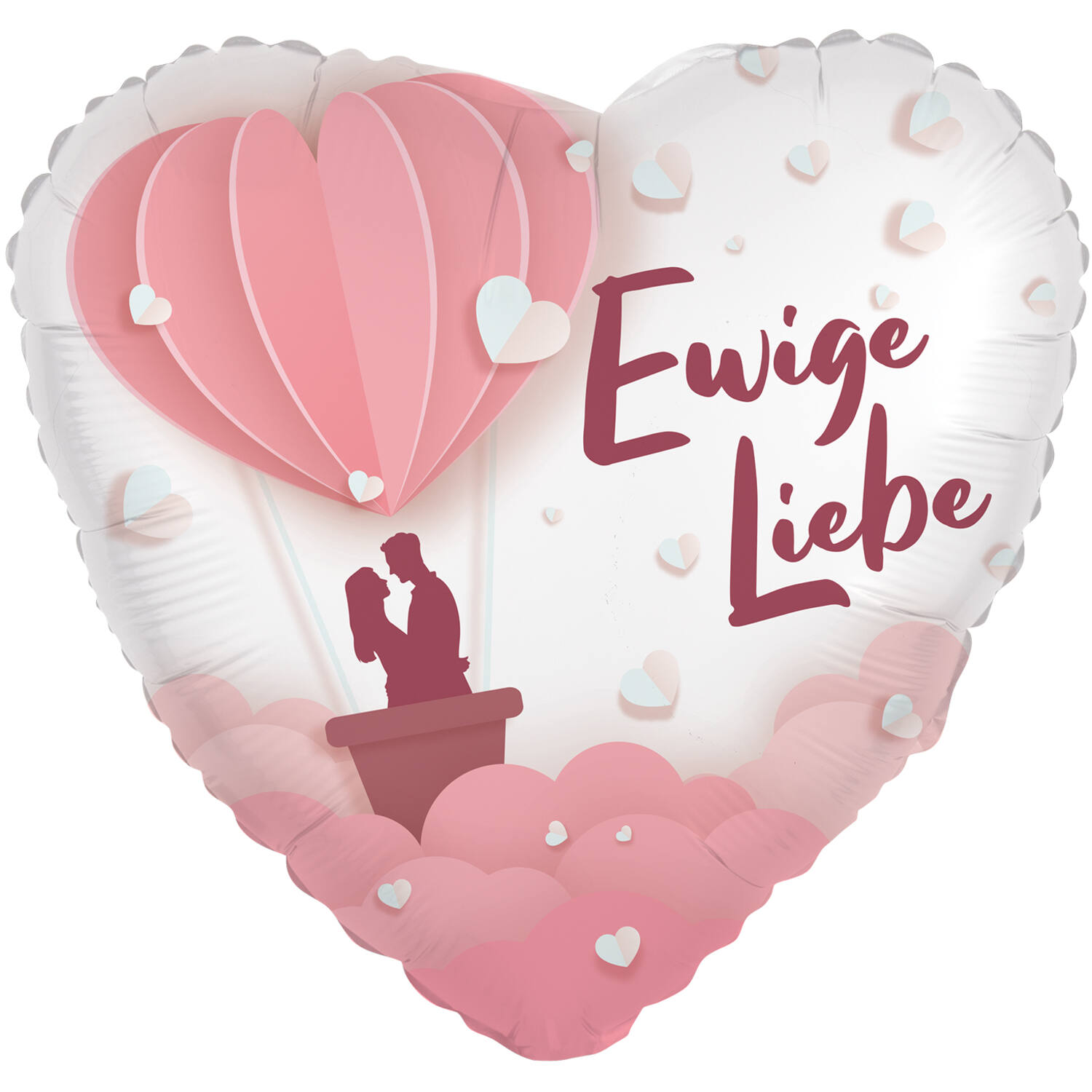 Standard Heart - Ewige Liebe - GER Foil Balloon RP40 Pakcaged 45 cm