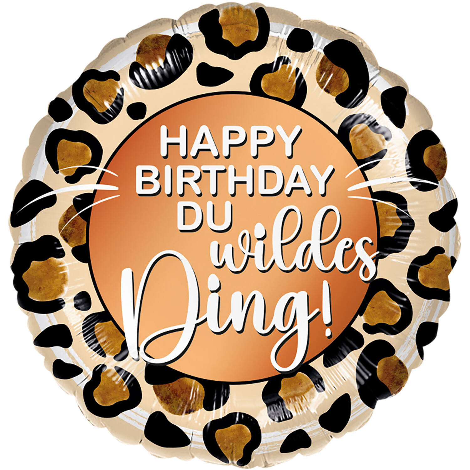 Standard - Wildes Ding Geburtstag - GER Foil Balloon RP40 Packaged 45 cm