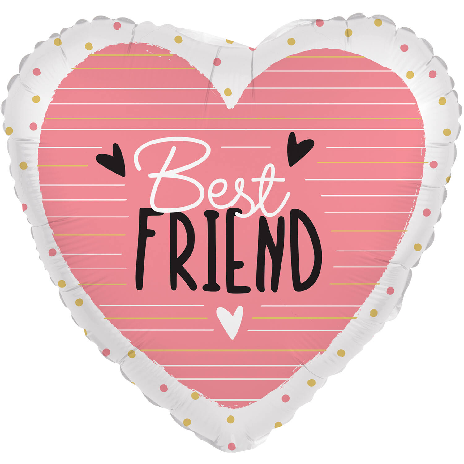 Standard Heart - Best Friend - ENG Foil Balloon RP40 Packaged 45 cm