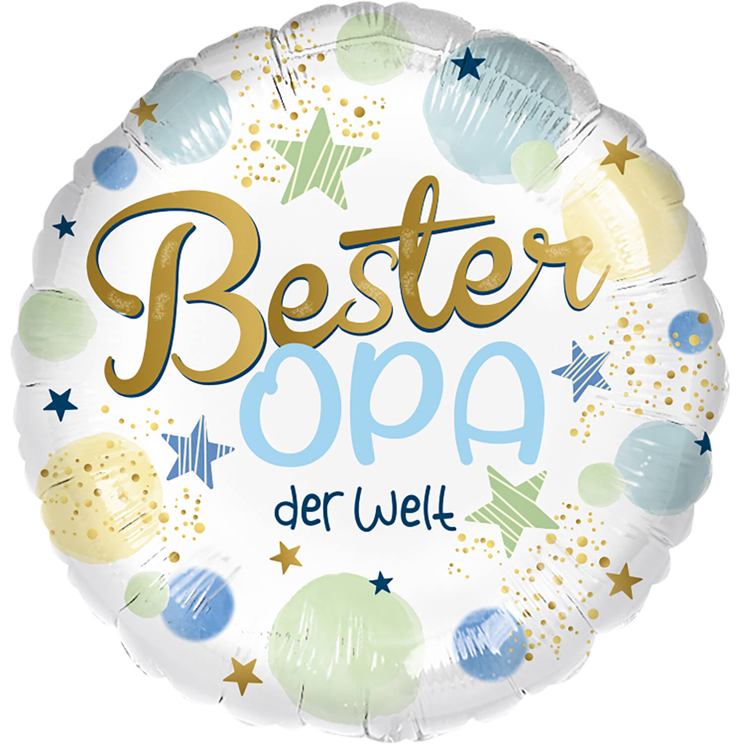 Standard - Bester Opa - GER Foil Balloon RP40 Packaged 45 cm