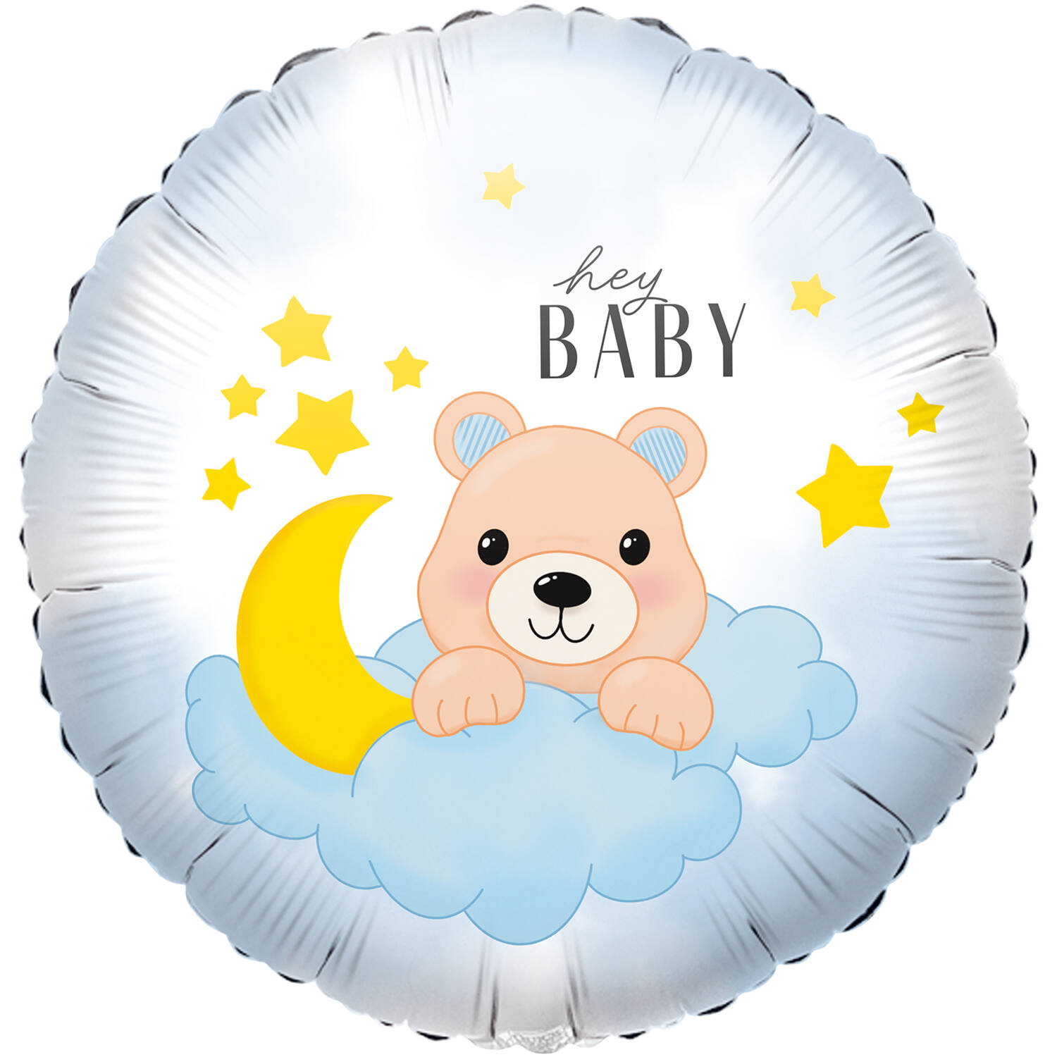 Standard - Hey Baby Bear - ENG Foil Balloon RP40 Packaged 45 cm