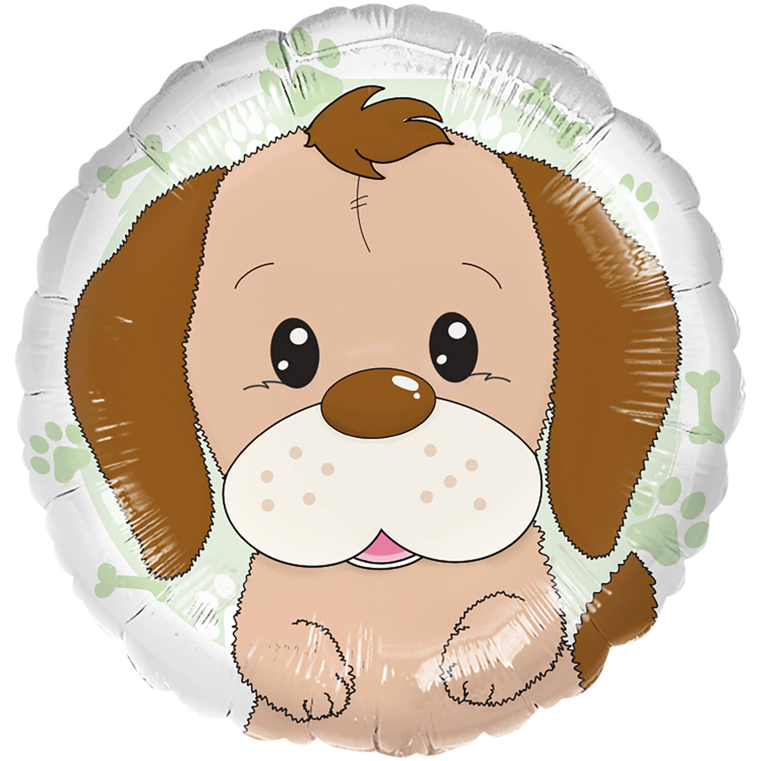 Standard - Playful Dog - UNI Foil Balloon RP40 Packaged 45 cm