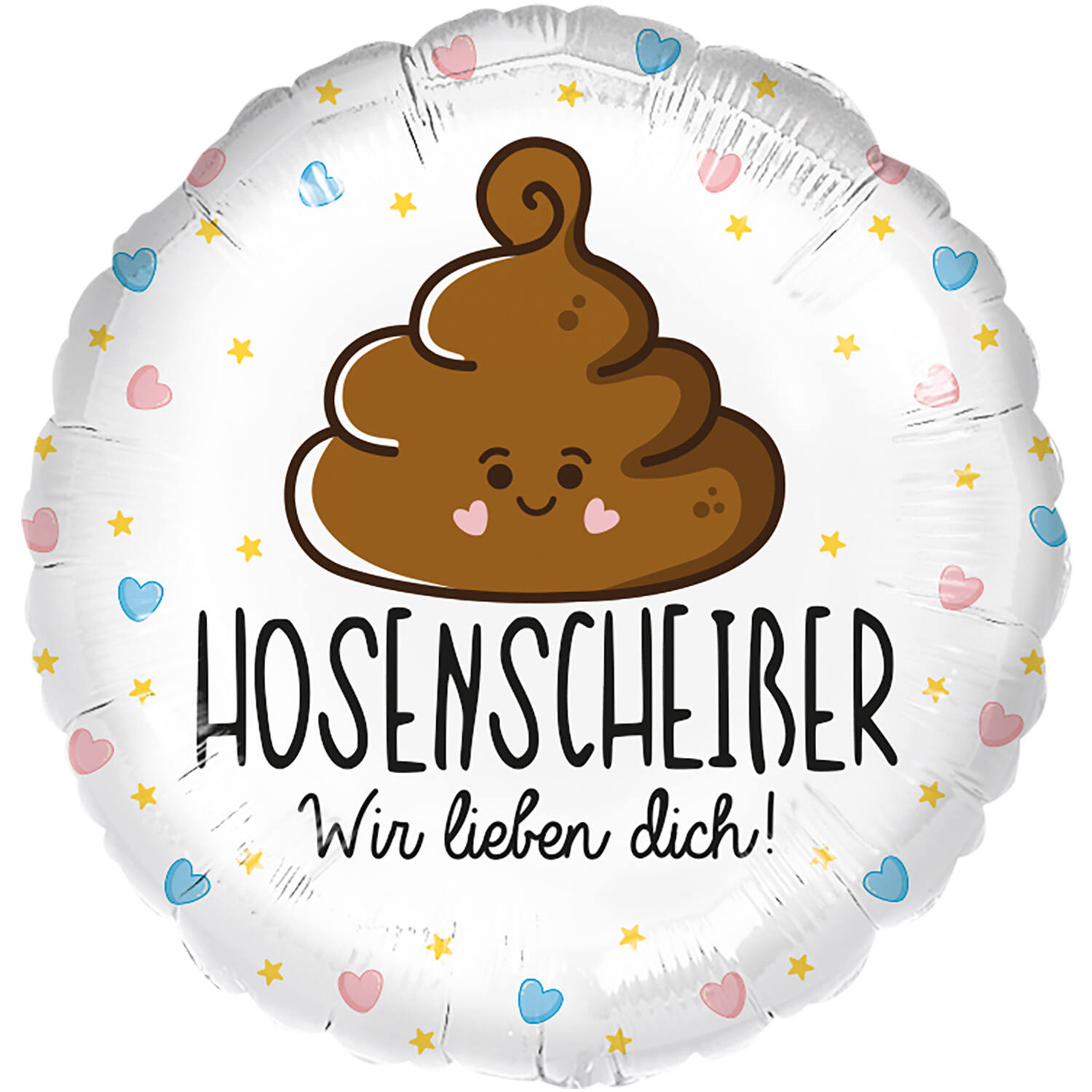 Standard - Hosenscheißer - GER Foil Balloon RP40 Packaged 45 cm