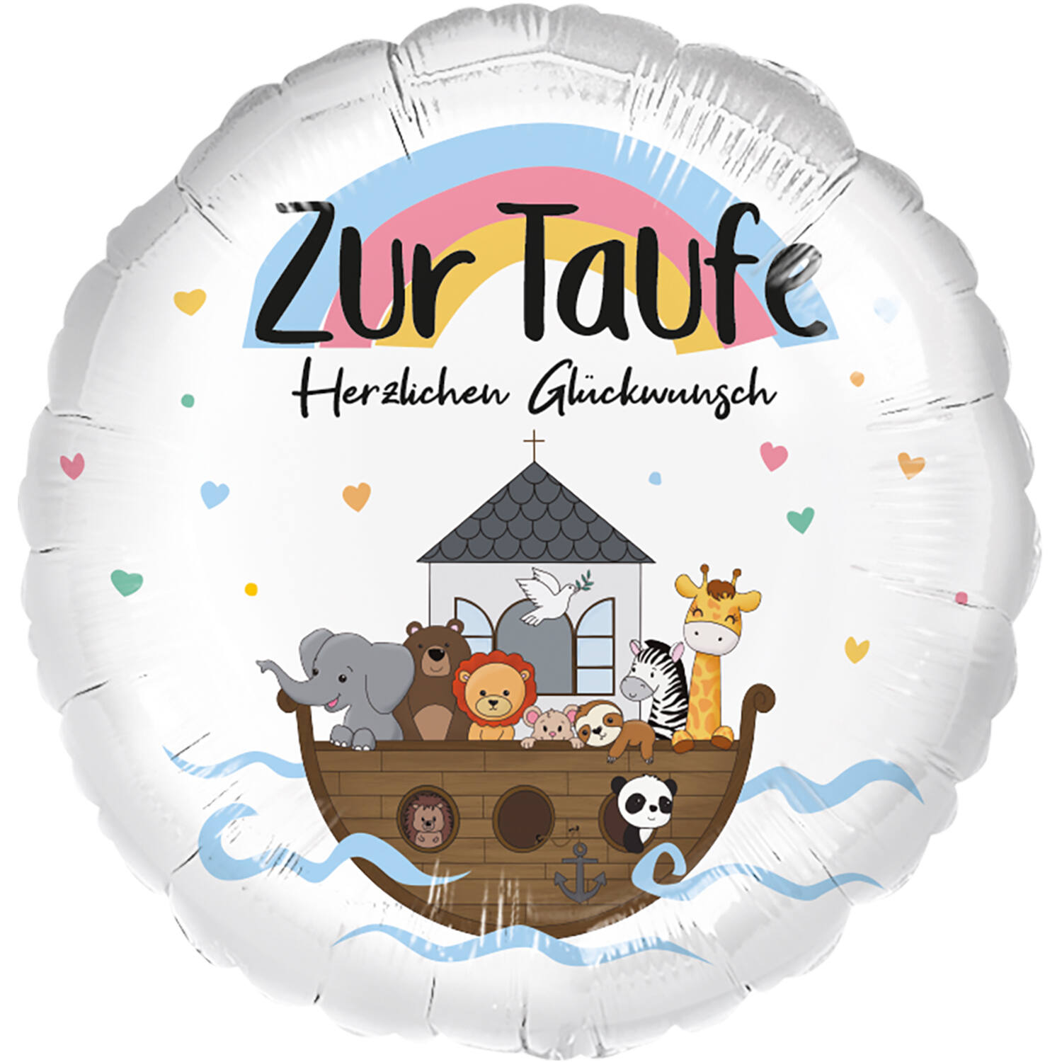 Standard - Zur Taufe - GER Foil Balloon RP40 Packaged 45 cm