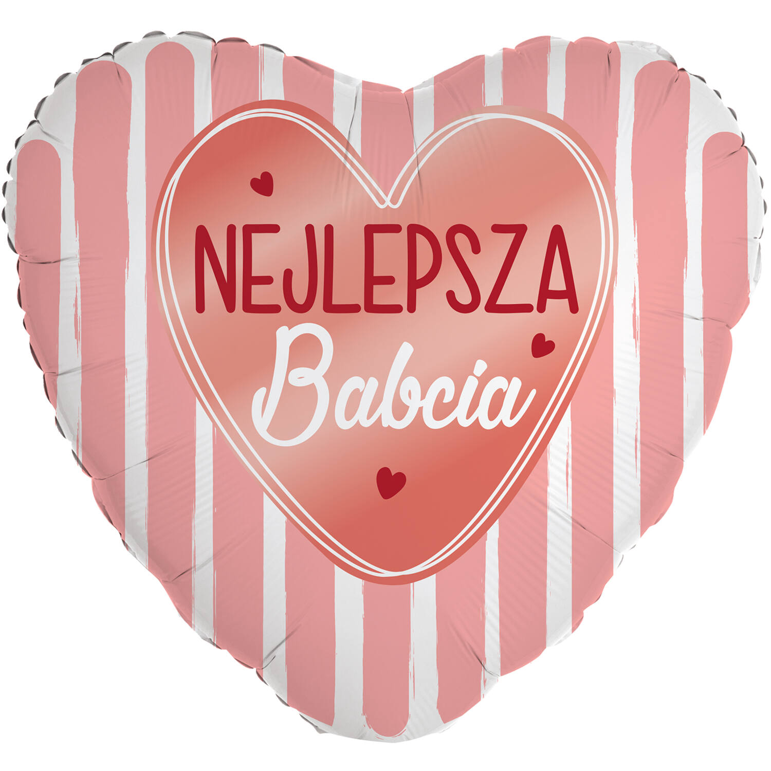 Standard Heart - Najlepsza babcia - POL Foil Balloon RP40 Packaged 45 cm