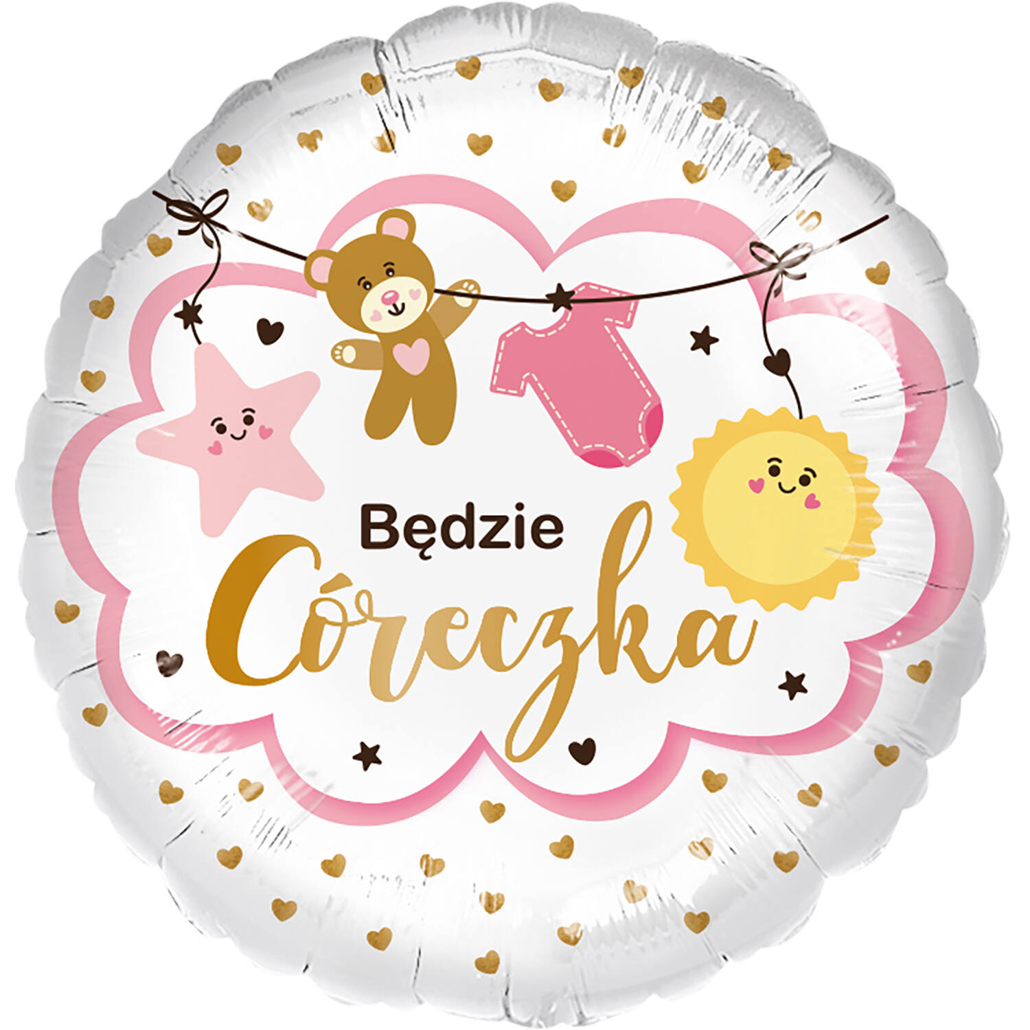 Standard - Bedzie Coreczka - POL Foil Balloon RP40 Packaged 45 cm
