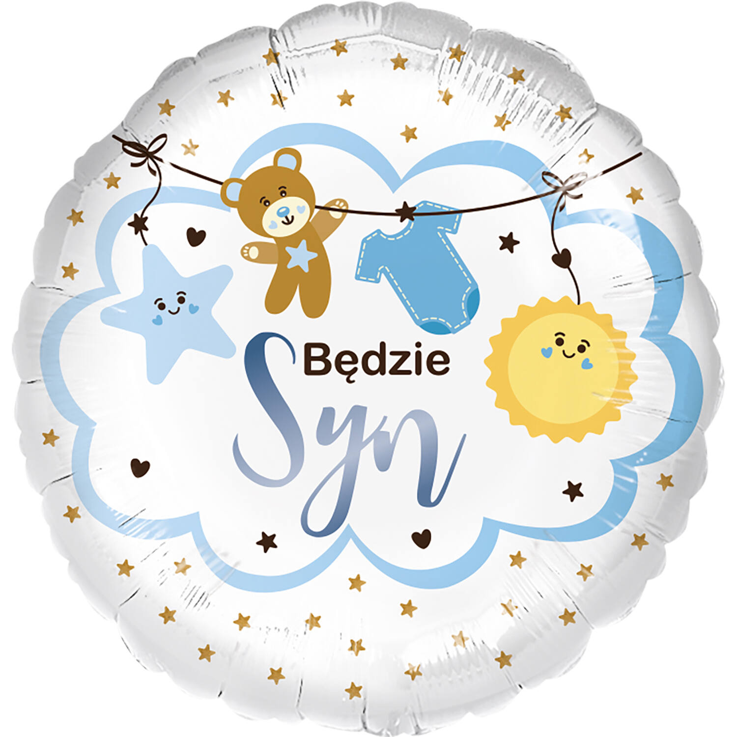 Standard - Bedzie Syn - POL Foil Balloon RP40 Packaged 45 cm