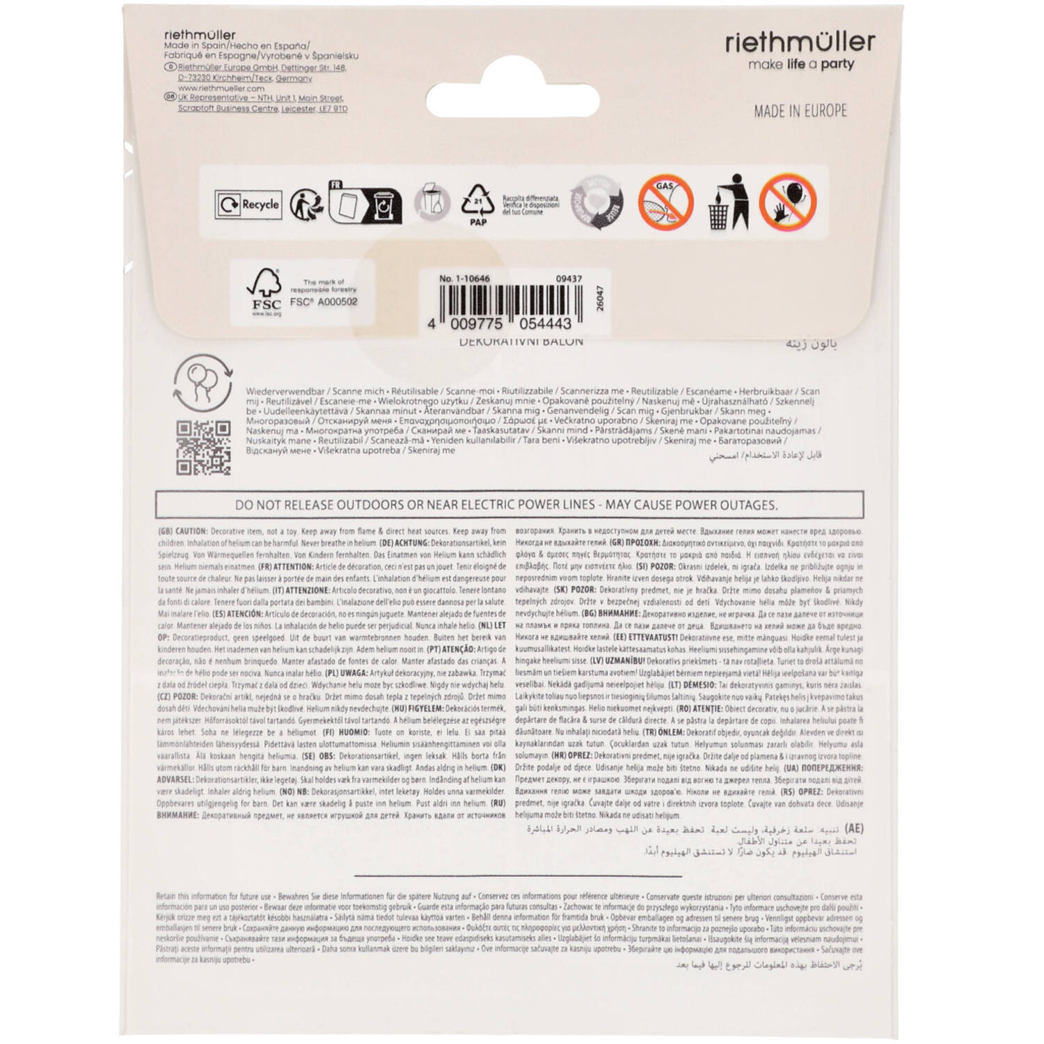 Standard Heart - 16. Krasne narozeniny - CZE Foil Balloon RP40 Packaged 45 cm