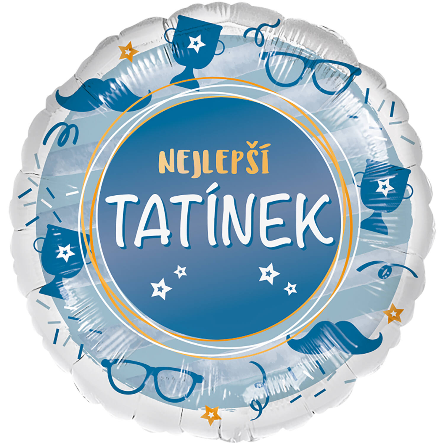 Standard - Nejlepsi tatinek - CZE Foil Balloon RP40 Packaged 45 cm
