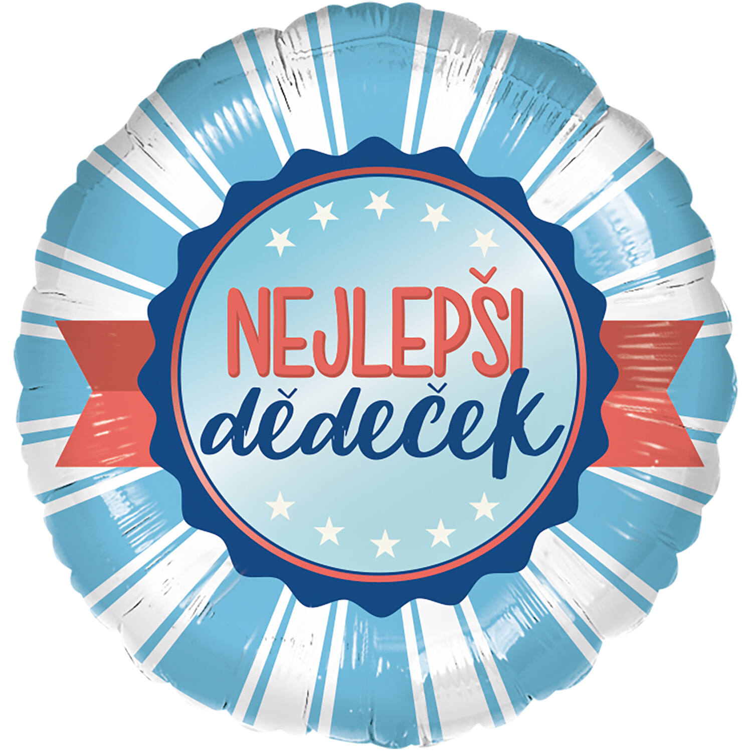 Standard - Nejlepsi dedecek - CZE Foil Balloon RP40 Packaged 45 cm