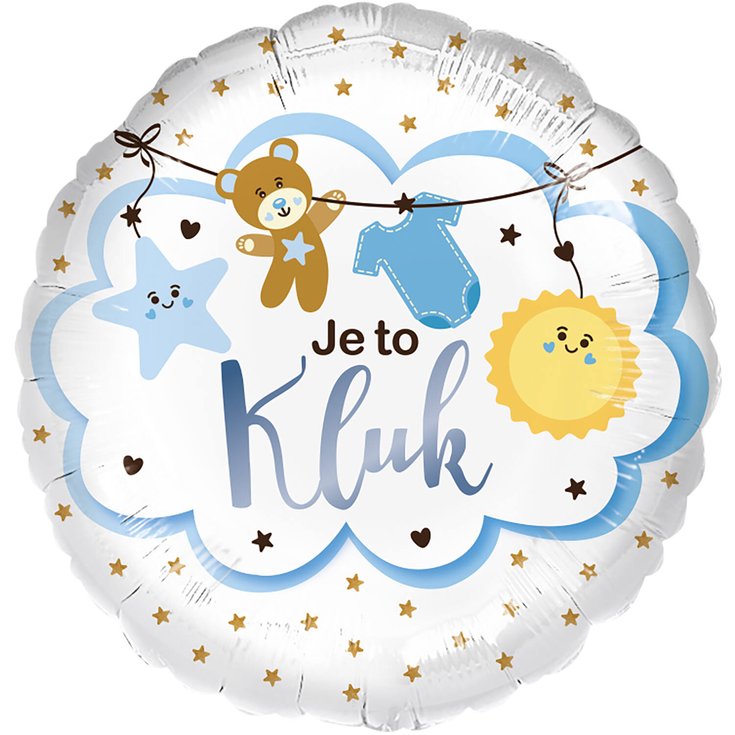 Standard - Je to kluk - CZE Foil Balloon RP40 Packaged 45 cm
