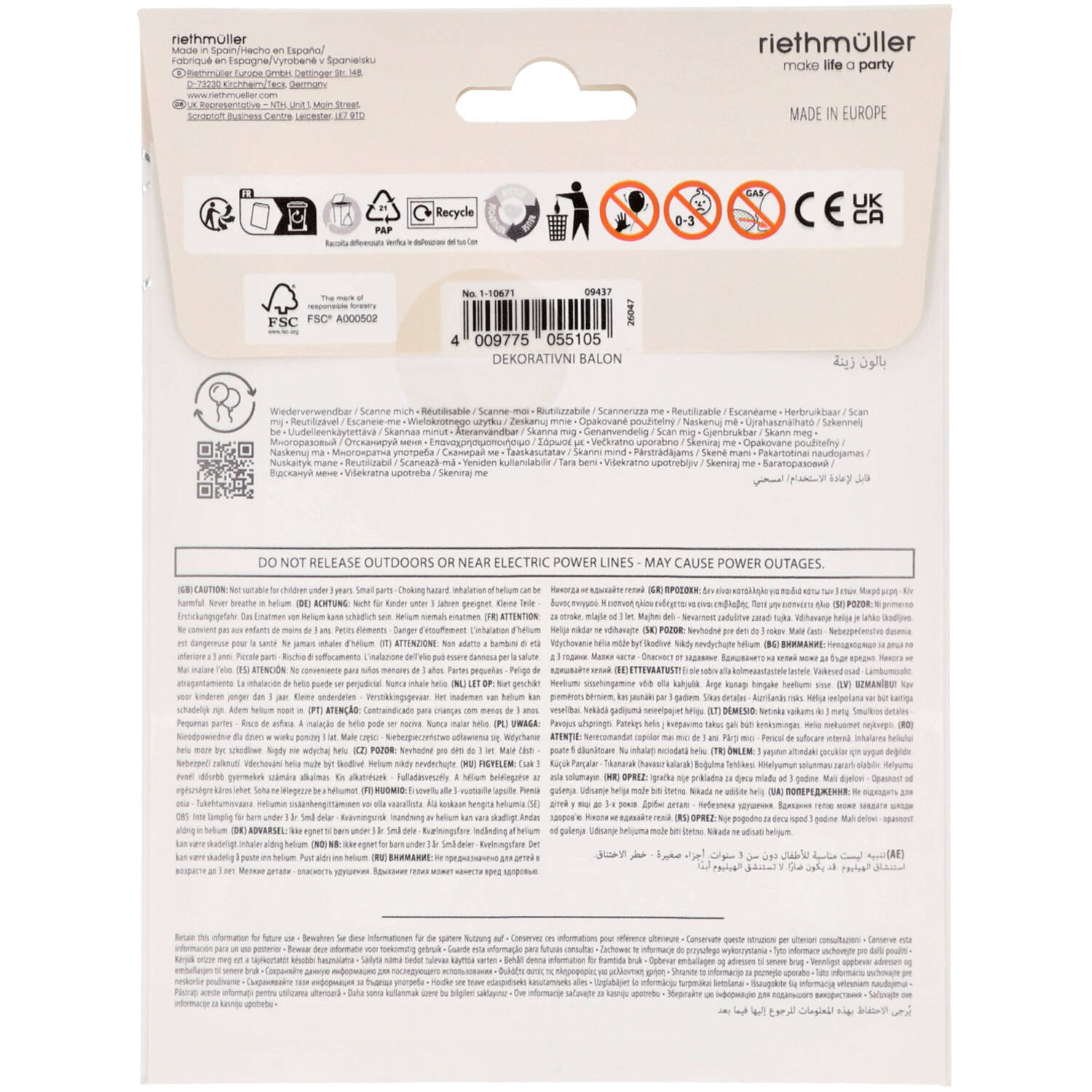 Standard - Jen pro tebe - CZE Foil Balloon RP40 Packaged 45 cm