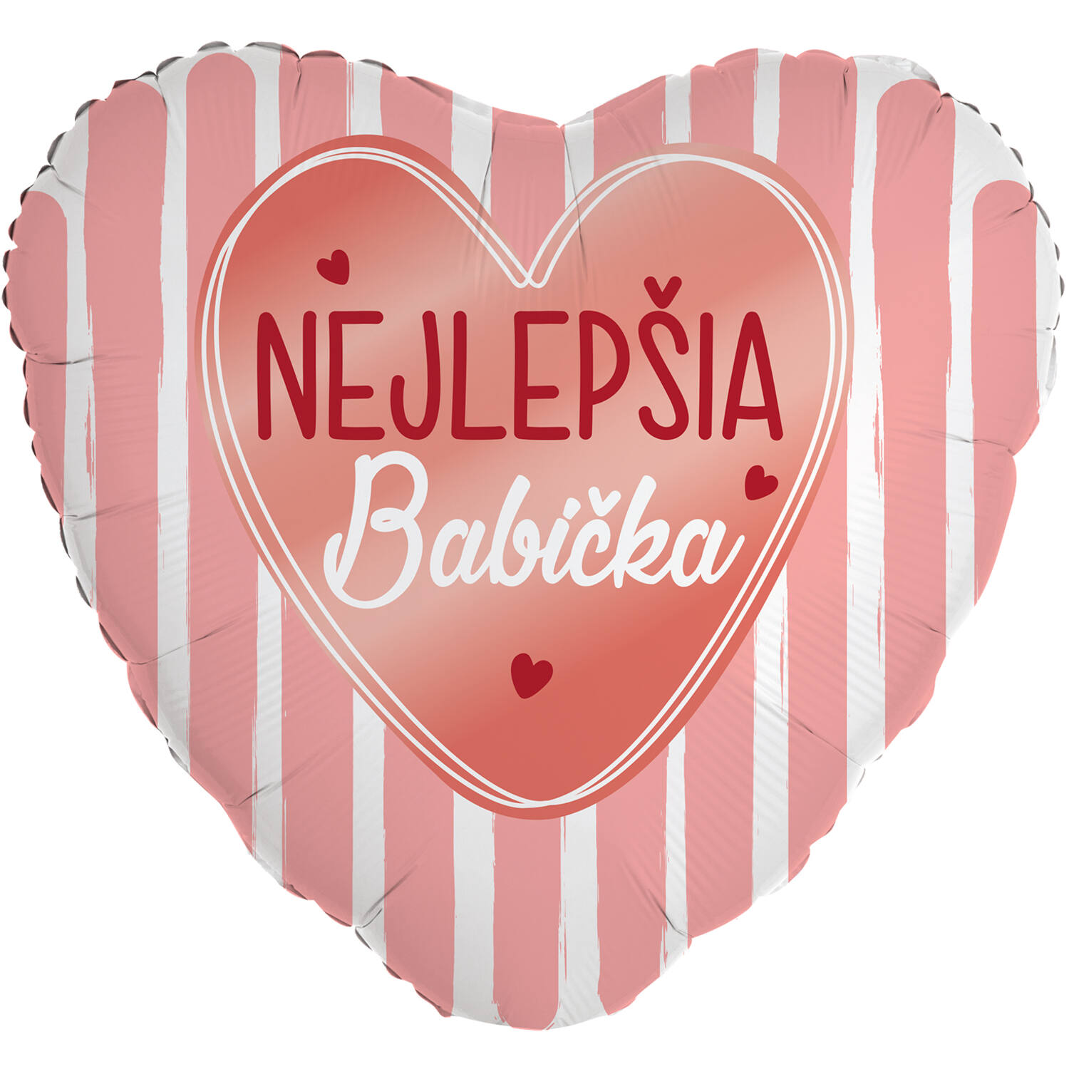 Standard Heart - Nejlepsi babicka - SLO Foil Balloon RP40 Packaged 45 cm