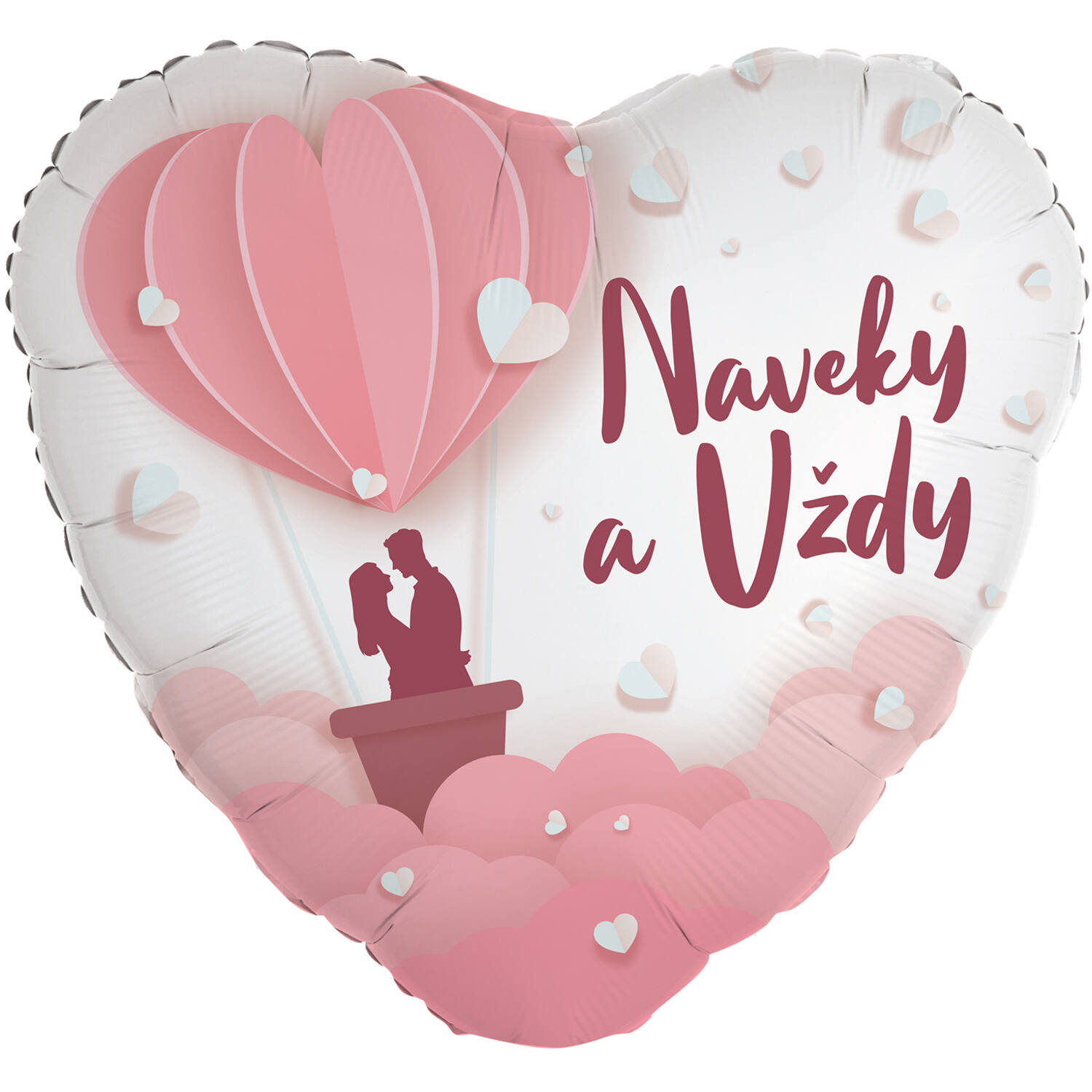 Standard Heart - Navzdy a Vzdy - SLO Foil Balloon RP40 Packaged 45 cm