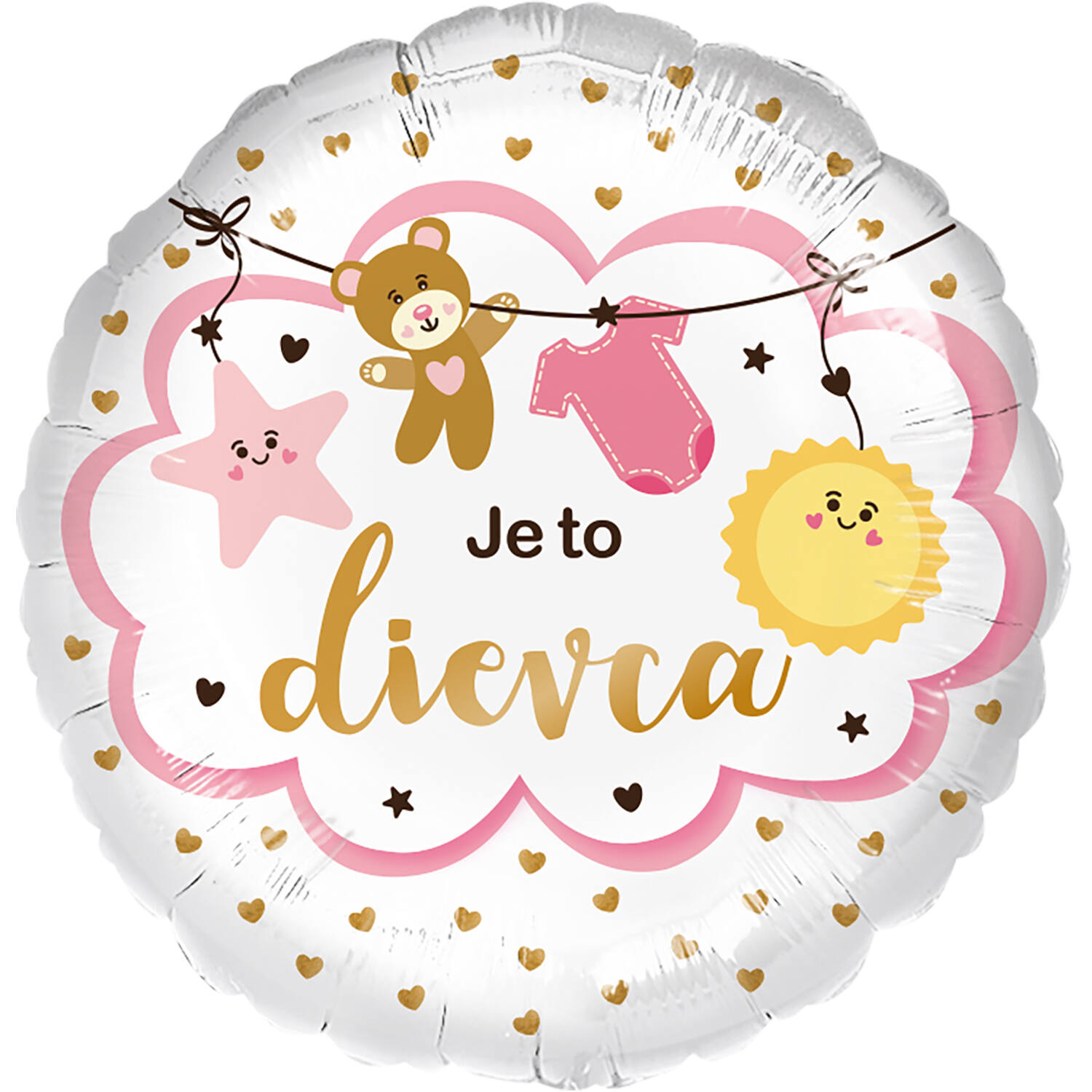 Standard - Je to dievca - SLO Foil Balloon RP40 Packaged 45 cm