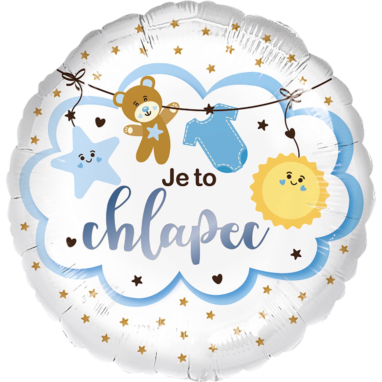 Standard - Je to chlapec - SLO Foil Balloon RP40 Packaged 45 cm