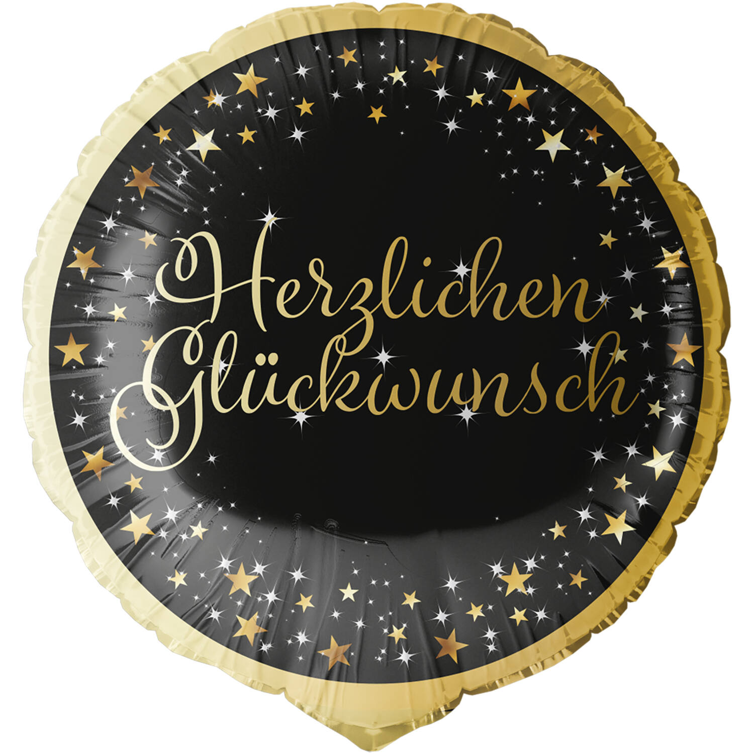 Standard Holographic Starlight Birthday Glückwunsch Foil Balloon C55 Packaged 45 cm