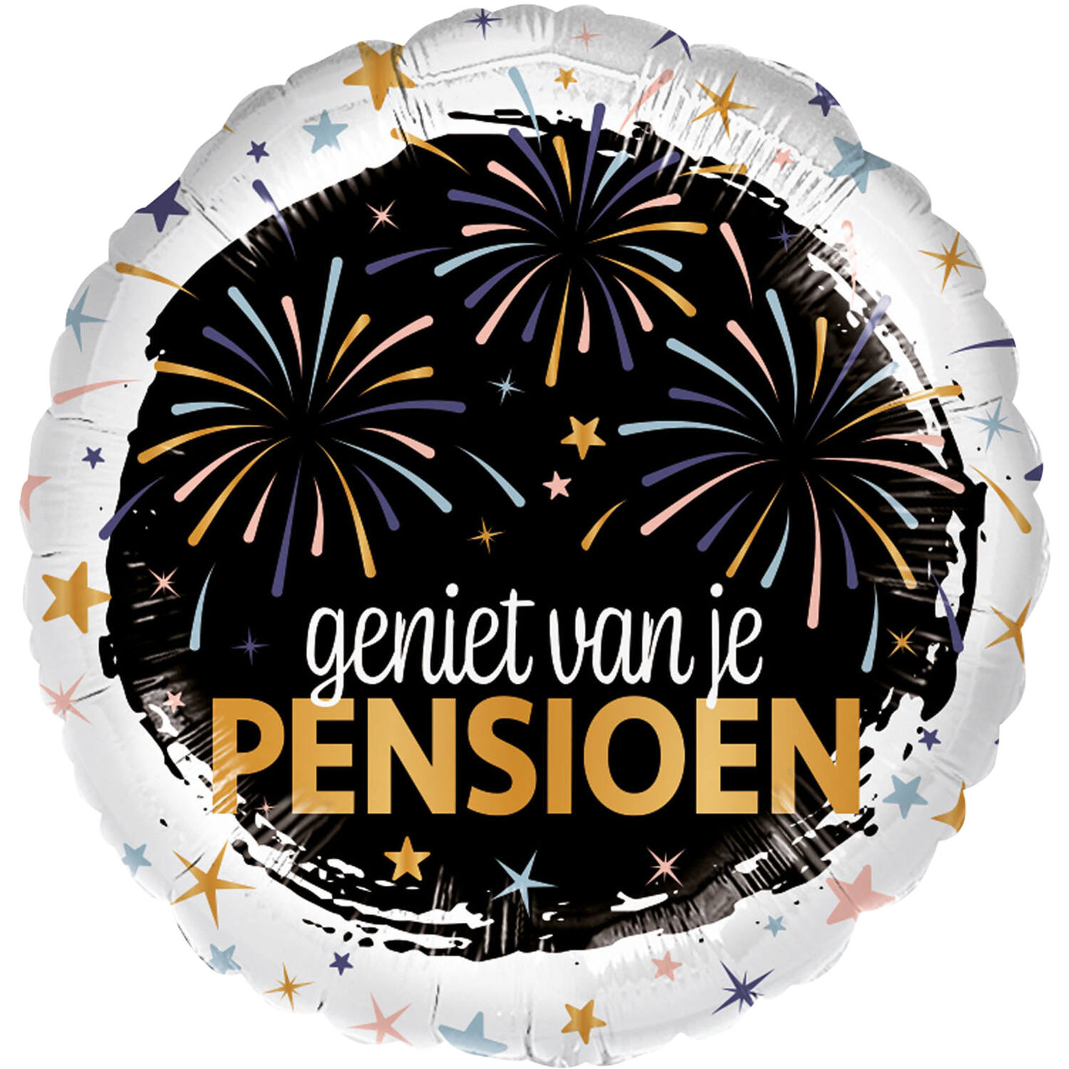 Standard - Geniet van je Pensioen - DUT Foil Balloon Packaged 43 cm