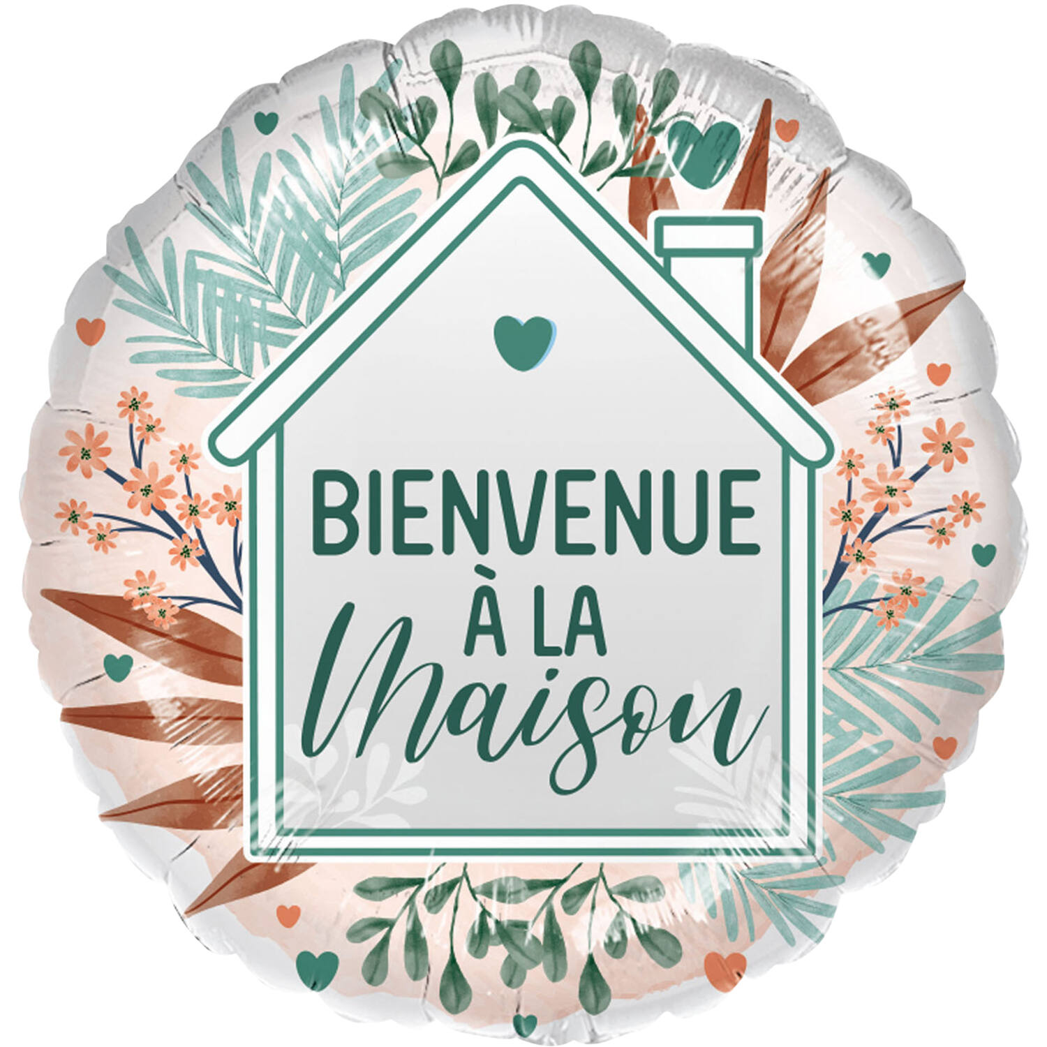 Standard - Bienvenue à la Maison - FRE Foil Balloon RP40 Packaged 45 cm