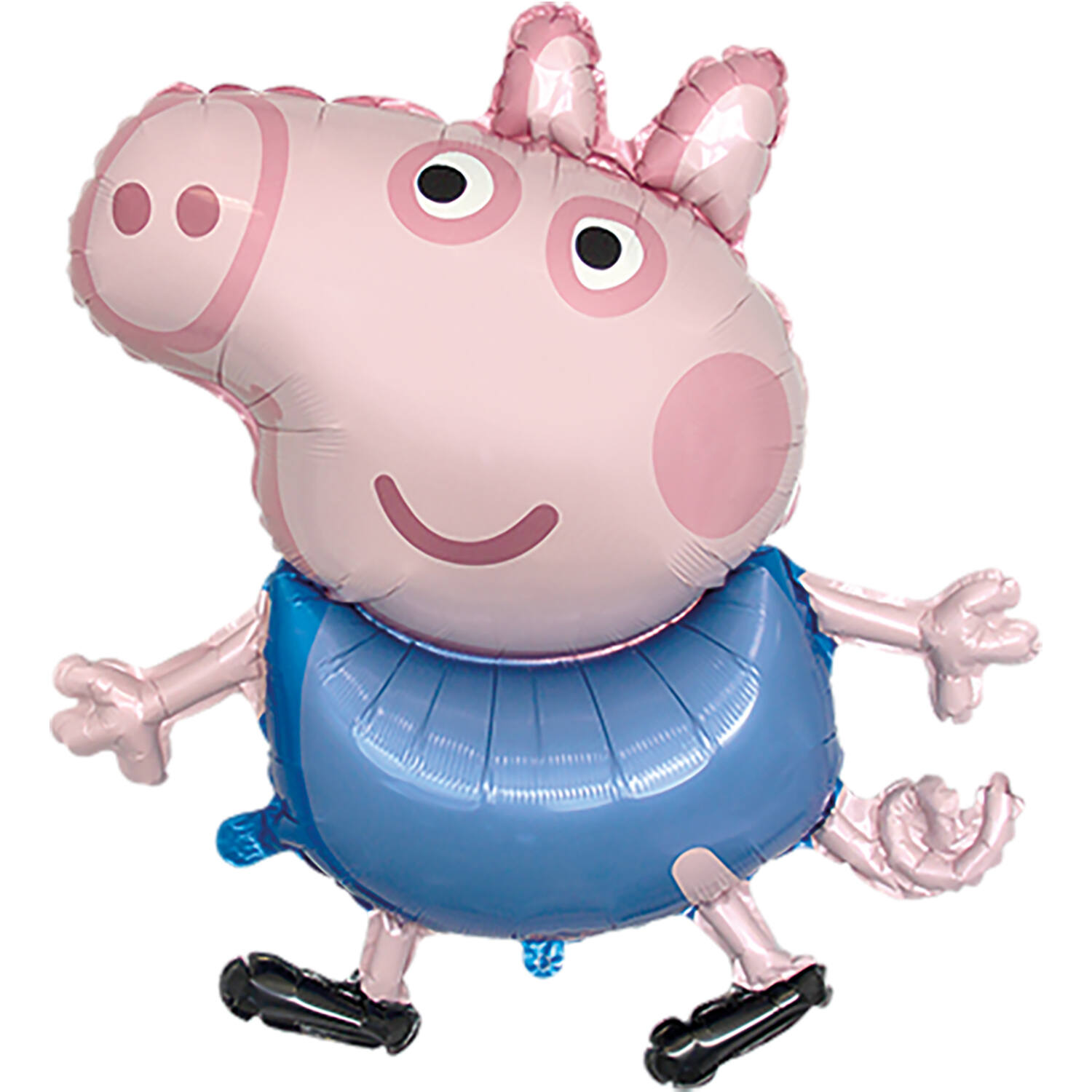 Large Shape Peppa Pig George Foil Balloon H45 Packaged 63 cm x 81 cm