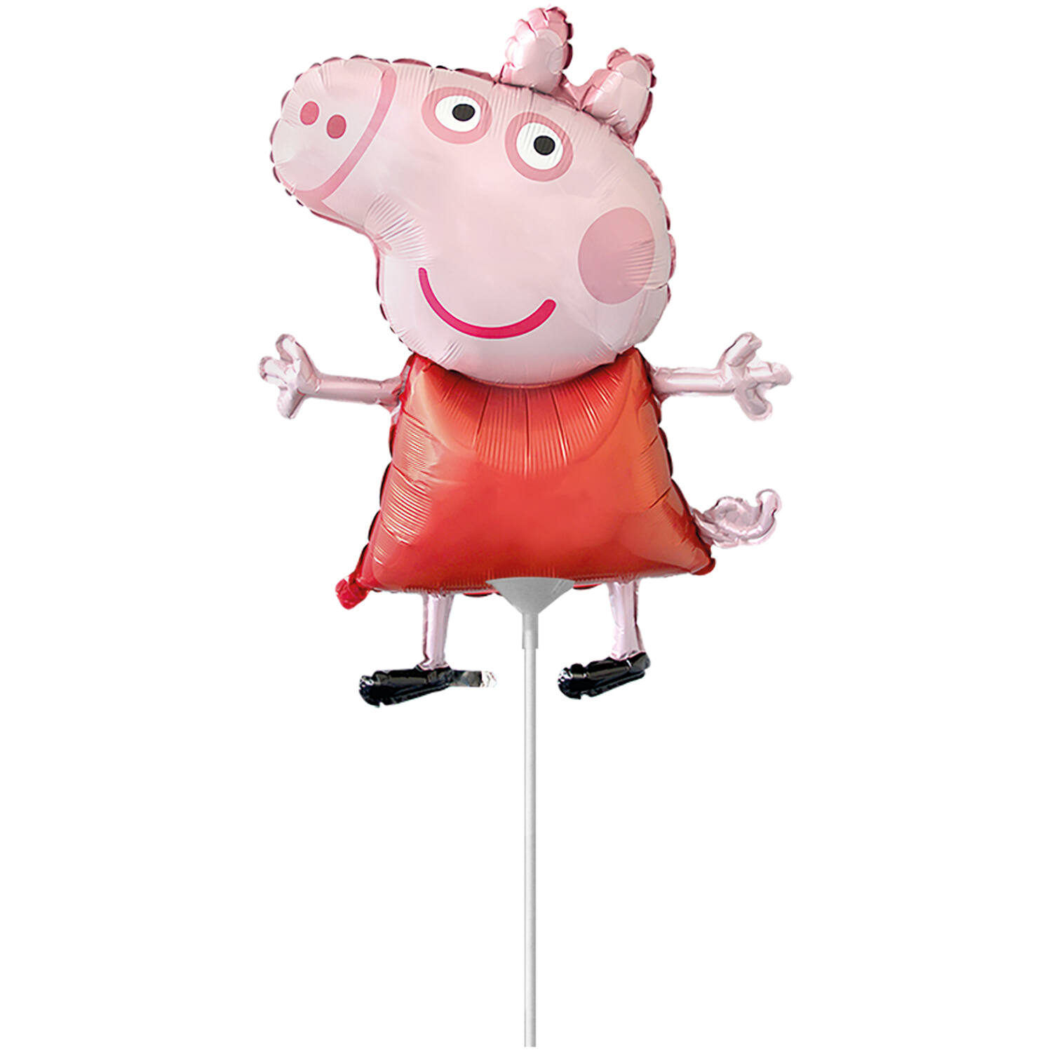 Mini Shape Peppa Pig Foil Balloon R30 Bulk 22 cm x 30 cm