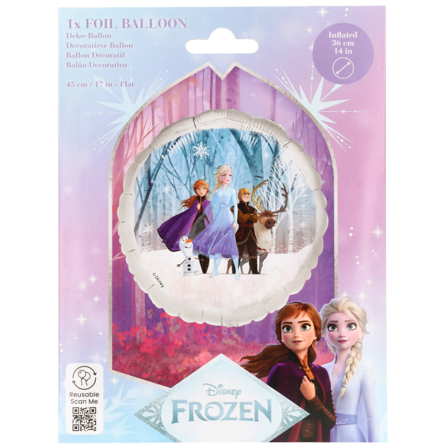 Foil Balloon - Frozen - 45 cm