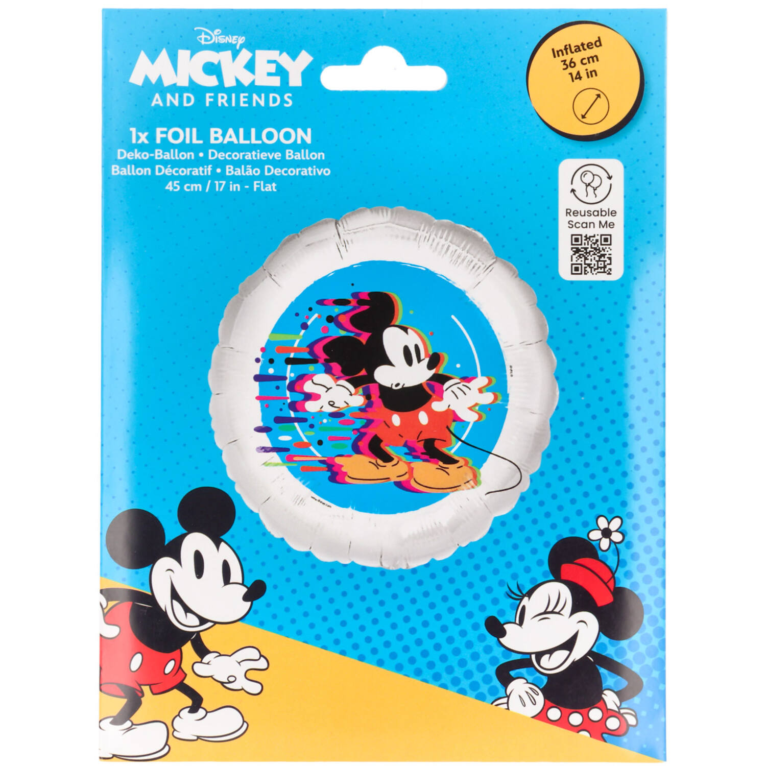 Foil Balloon - Mickey Mouse - 45 cm