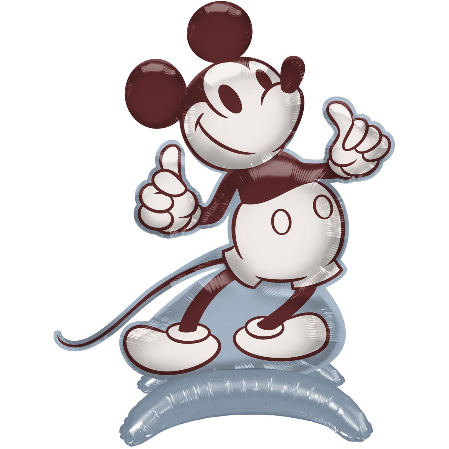 Standing Foil Balloon - Shape - Mickey Mouse - Gender Reveal - 85 cm