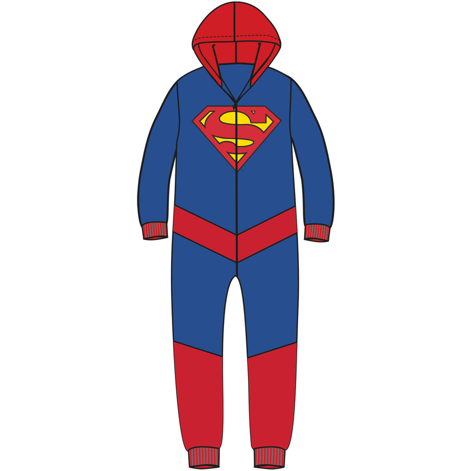 Adult Onesie Superman Size S