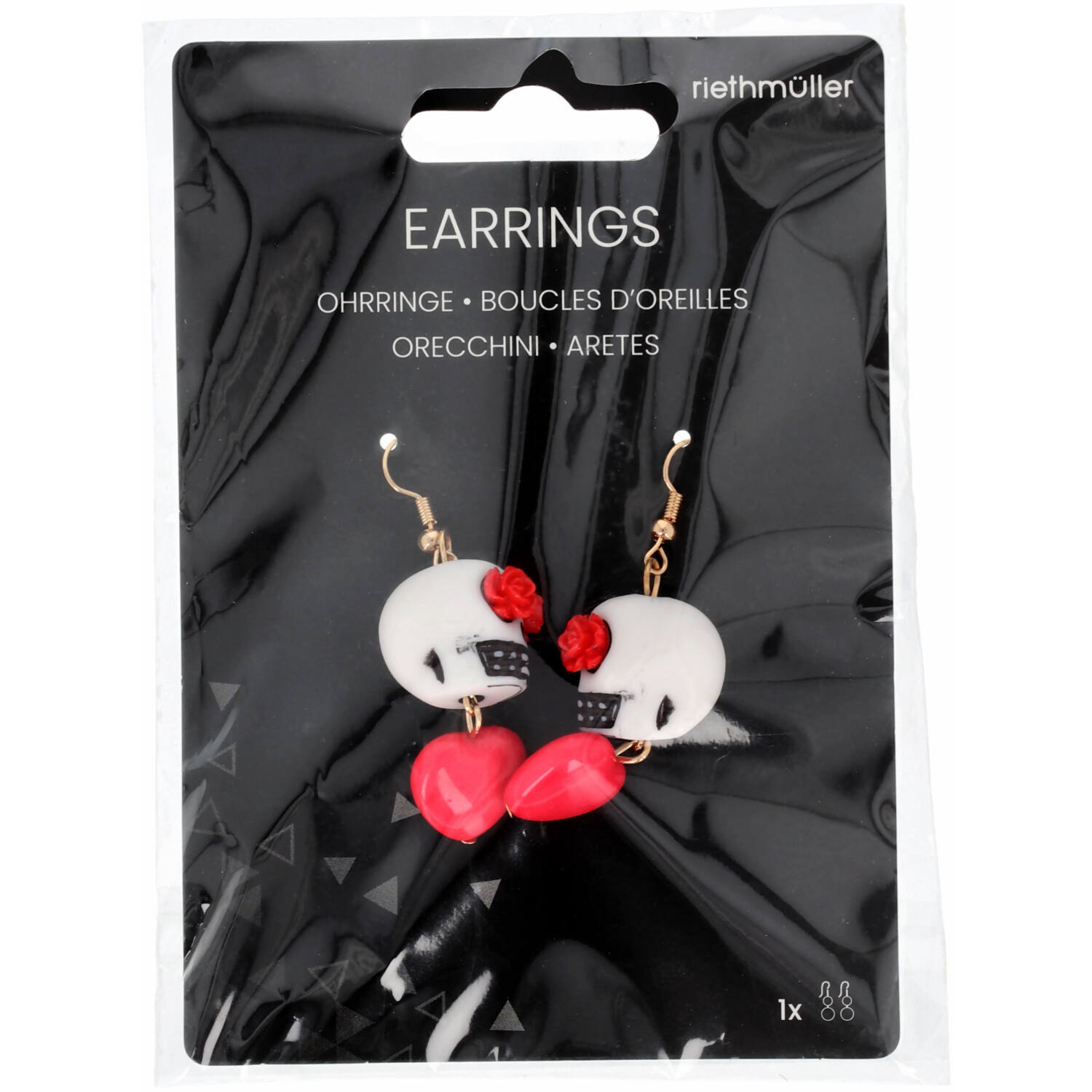 Costume Accessory Earrings Day of the Dead