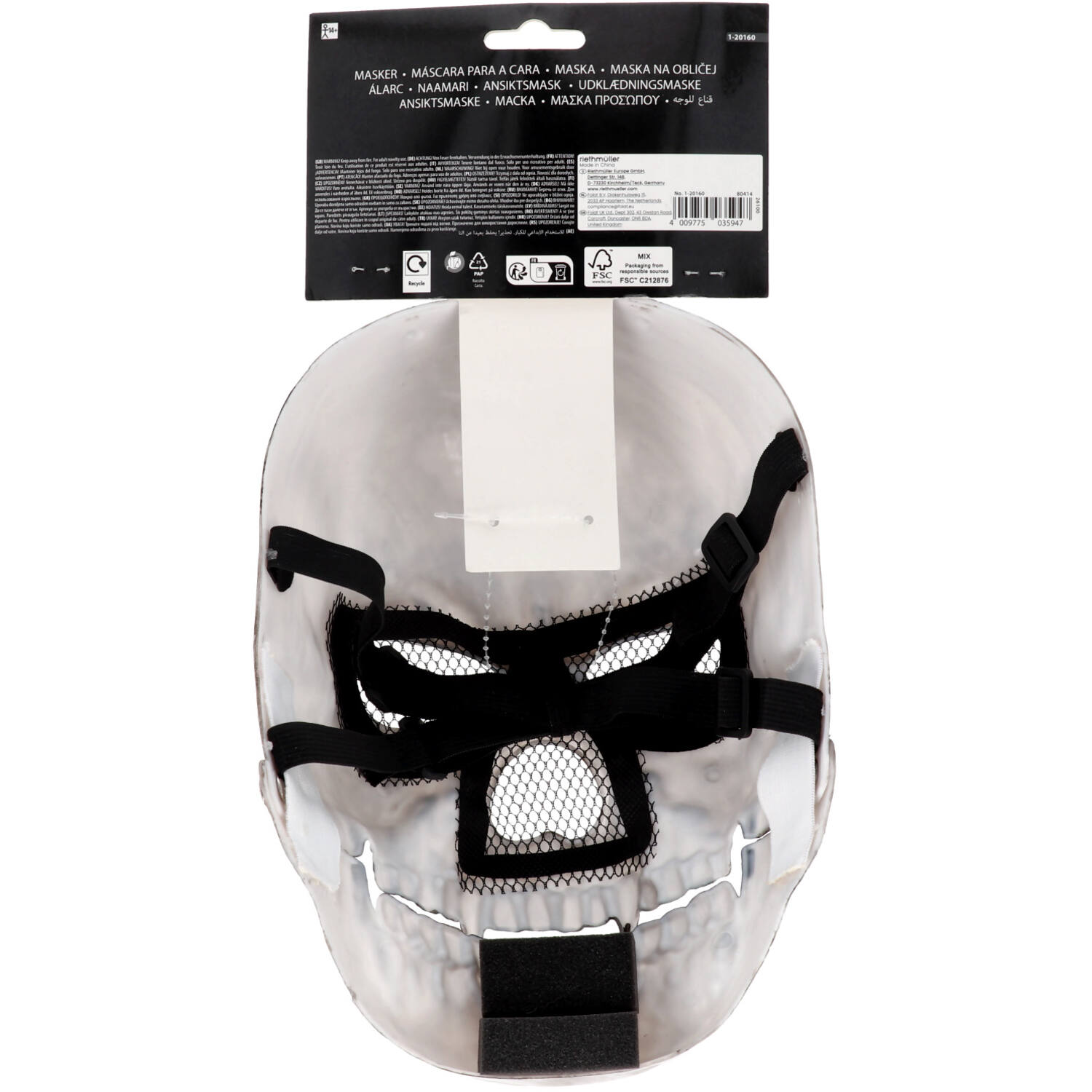 Mask Skeleton Moving Jaw One size