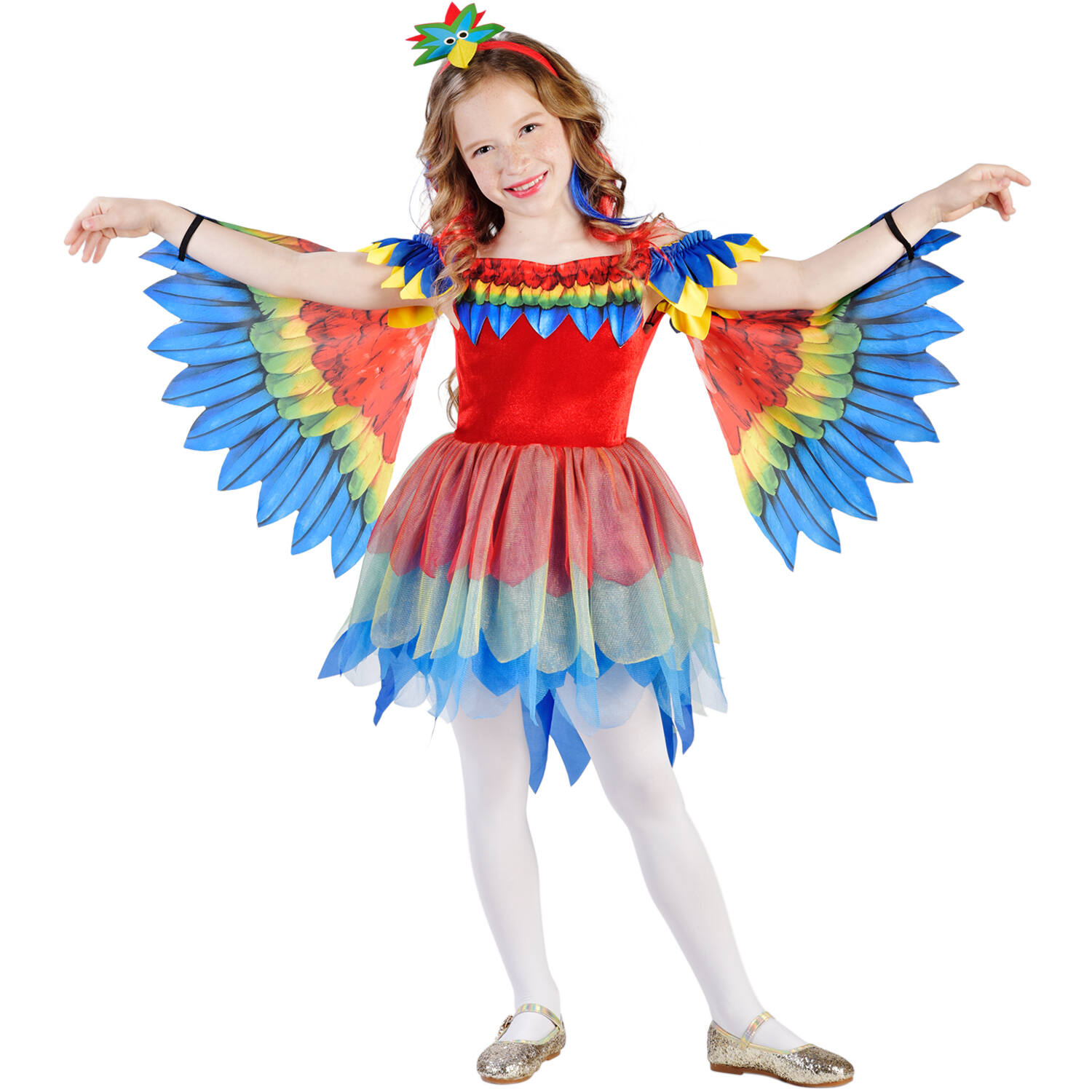 Child Costume Tropical Parrot Fairy Age 3 - 4 Years