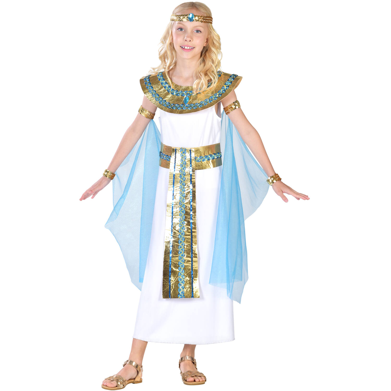Child Costume Cleopatra Age 6 - 8 Years